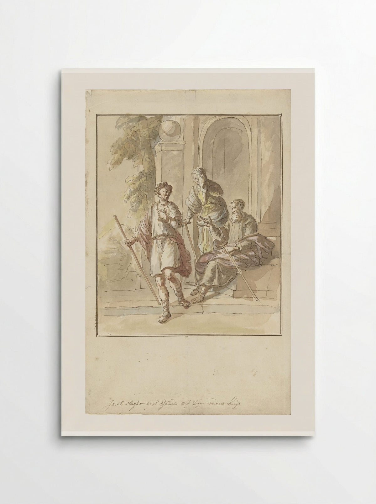 Jakob vlucht uit zijn ouderlijk huis - Elias van Nijmegen - Poster