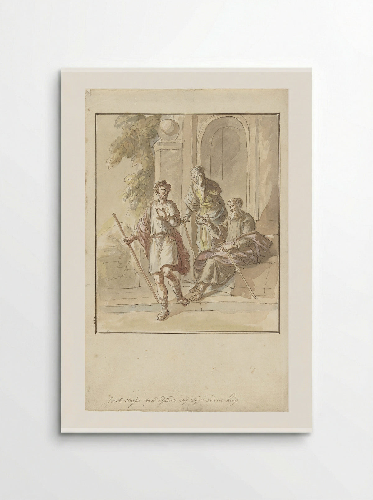 Jakob vlucht uit zijn ouderlijk huis - Elias van Nijmegen - Poster