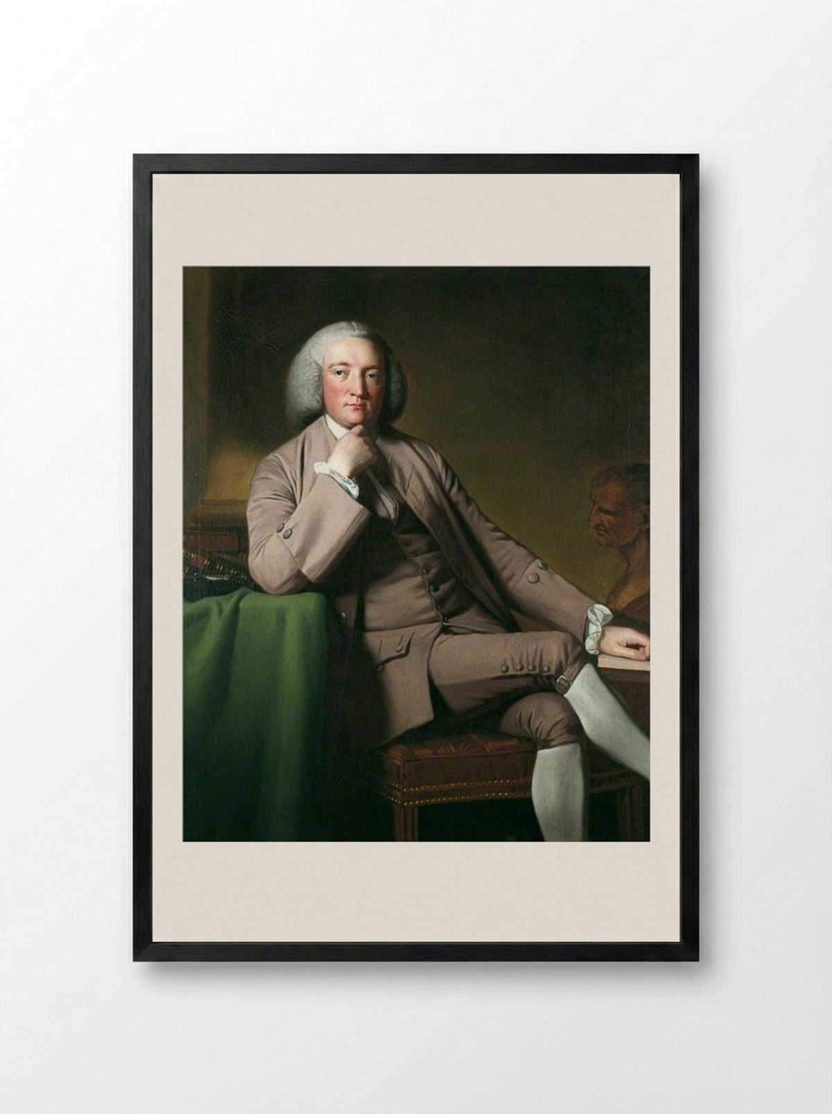 James Ainslie - George Romney - Framed Print Black