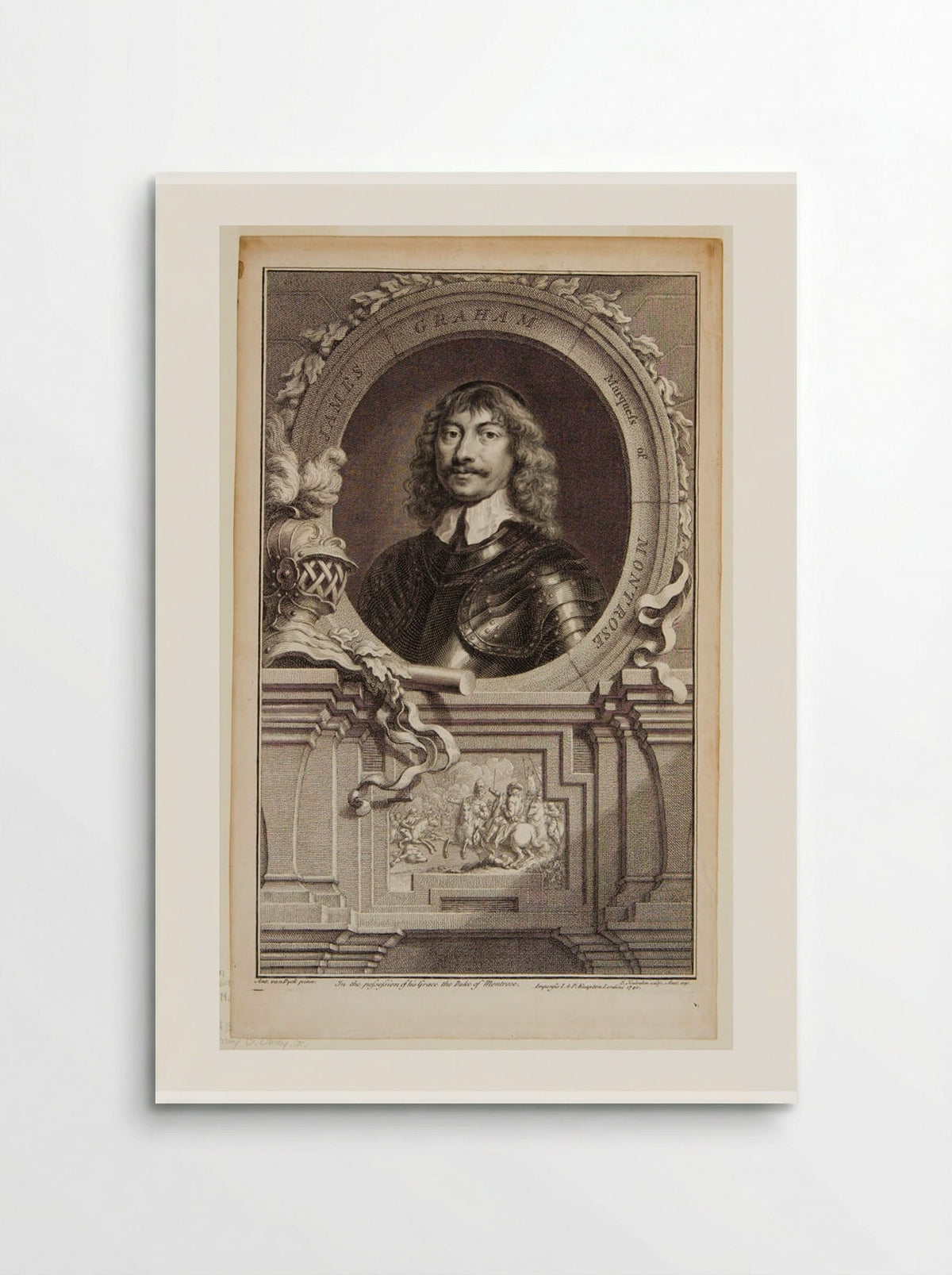 James Graham, Marquis of Montrose - Jacobus Houbraken - Poster