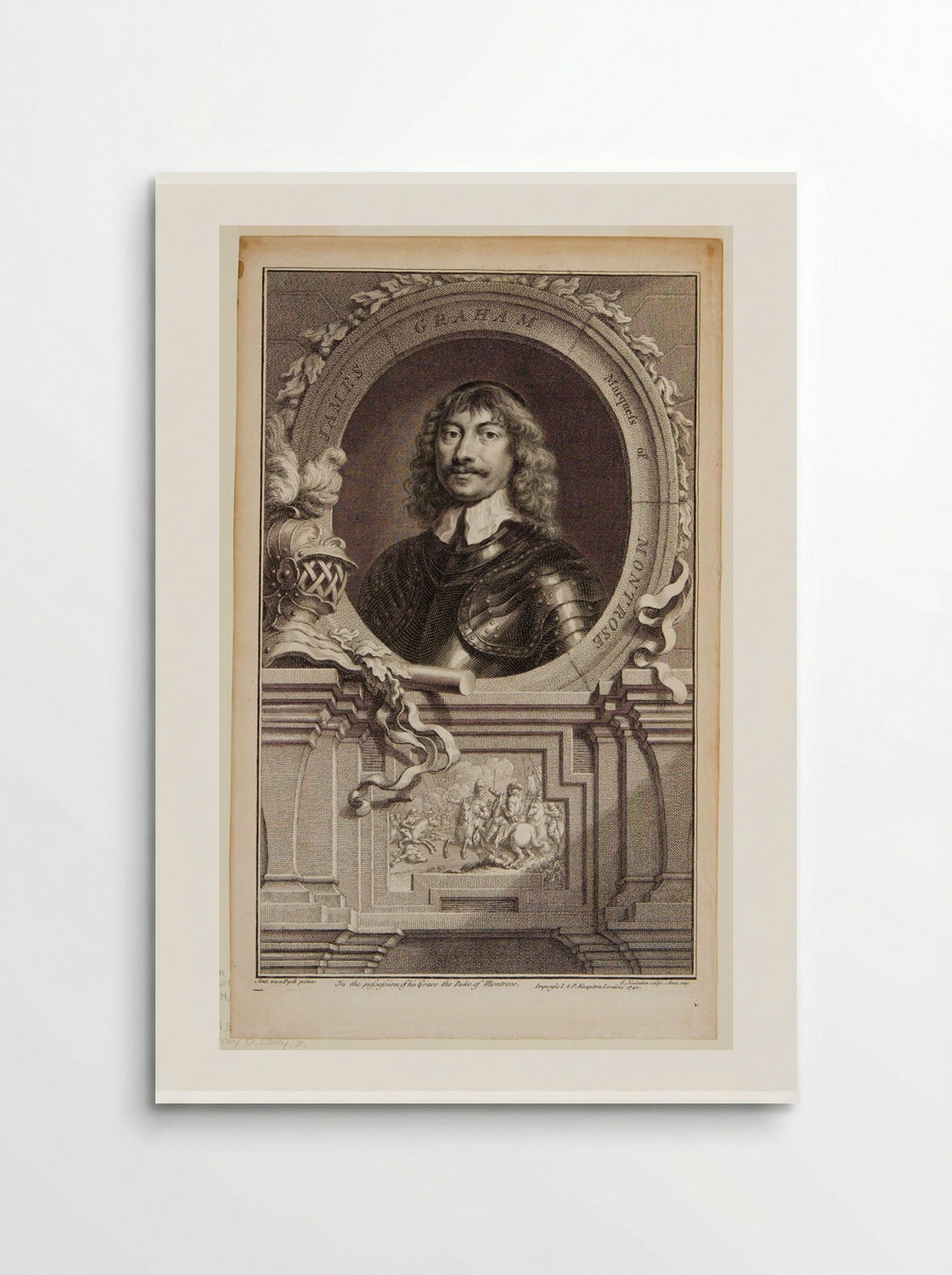 James Graham, Marquis of Montrose - Jacobus Houbraken - Poster