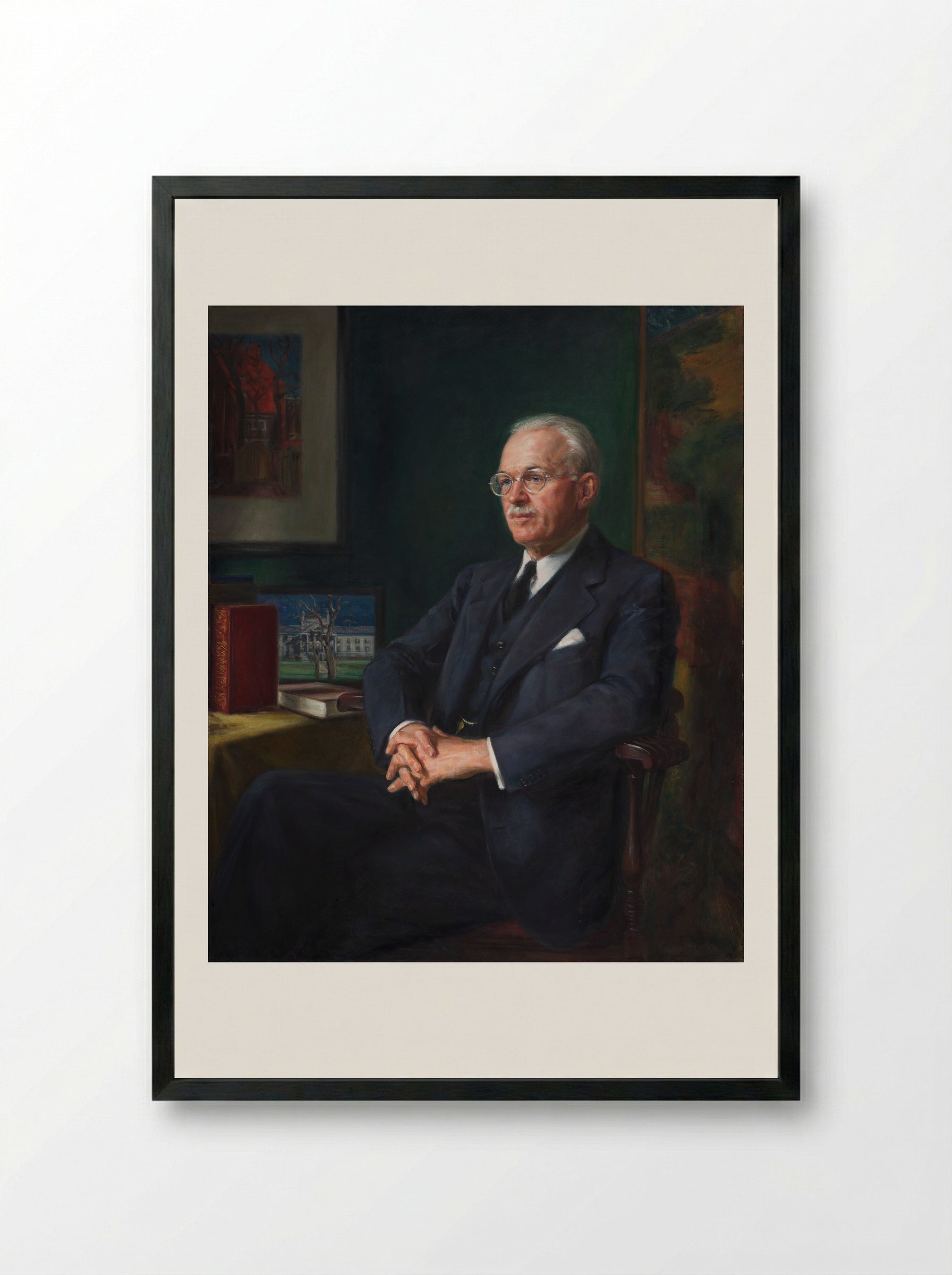 James Howard Means (1885-1967) - Pietro Pezzati - Framed Print Black