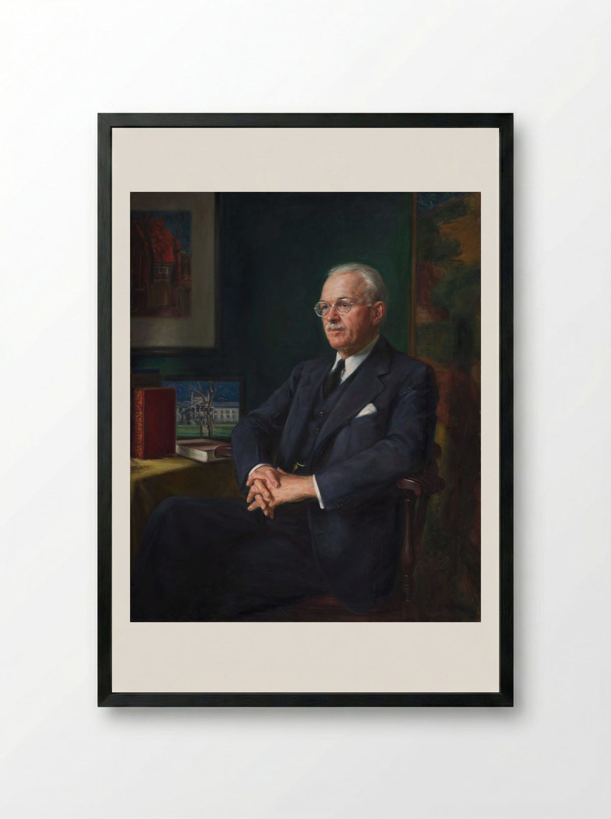 James Howard Means (1885-1967) - Pietro Pezzati - Framed Print Black