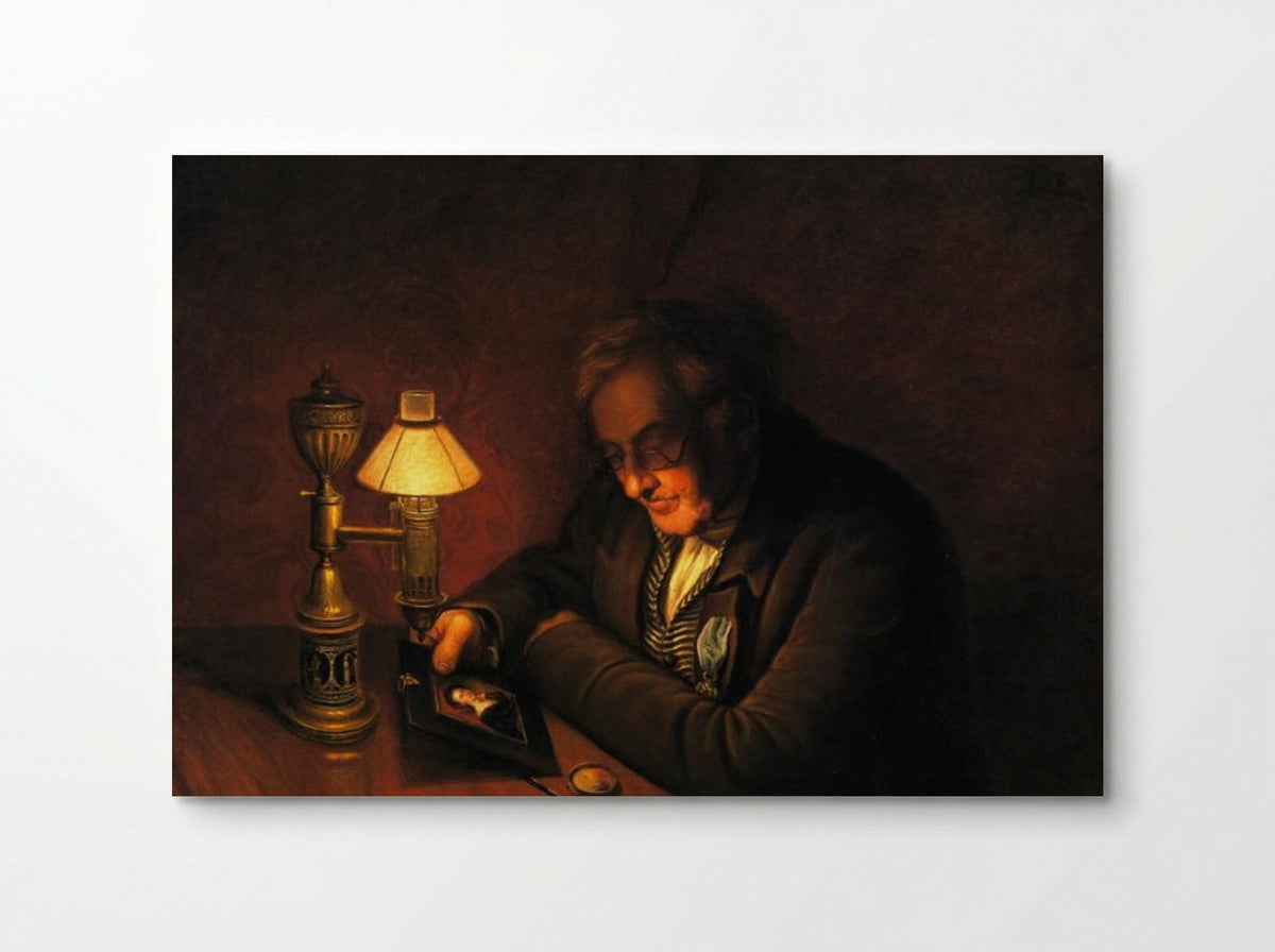 James Peale (The Lamplight Portrait) - Charles Willson Peale - Poster