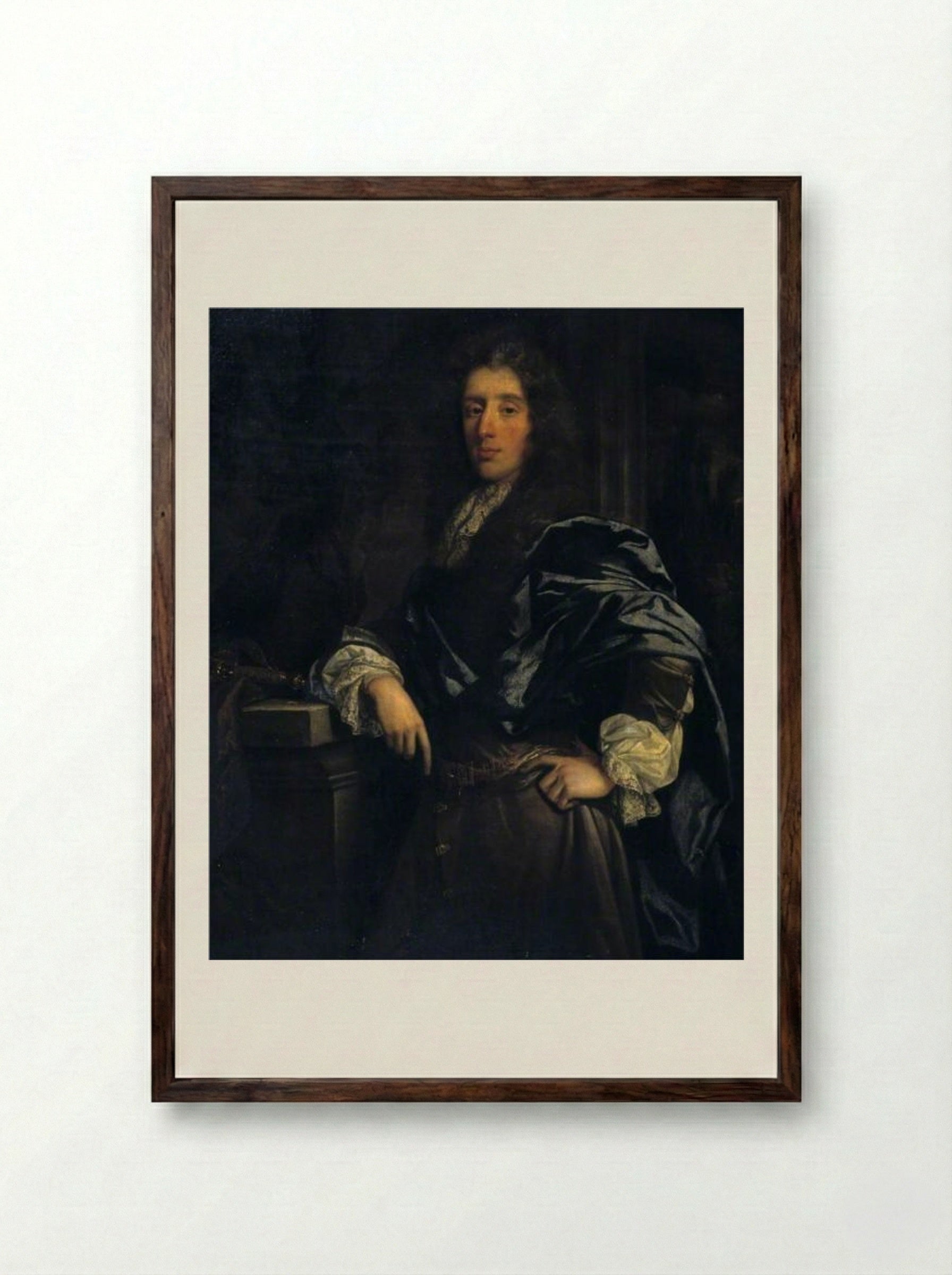 James Sotheby - John Riley - Framed Print Dark Wood