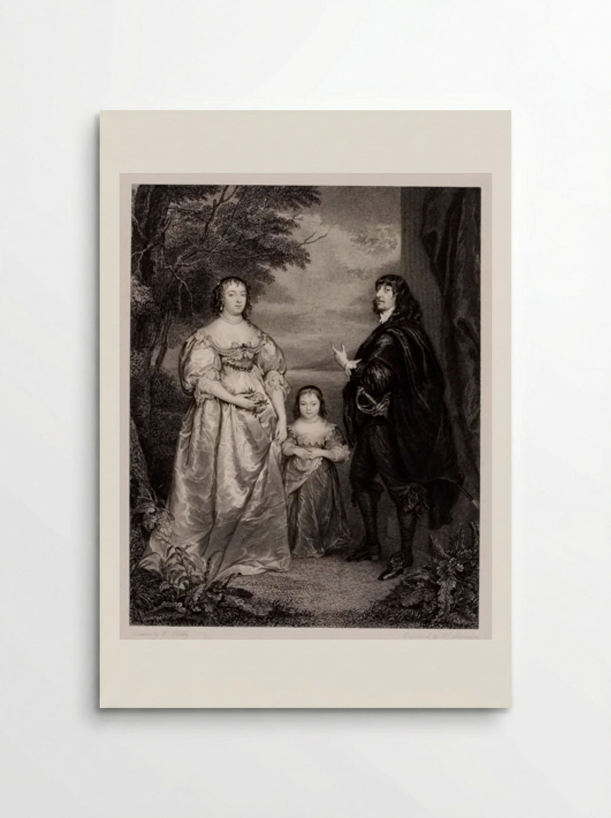 James Stanley, seventh earl of Derby and Charlotte de La Tremouille, his countess - John Henry Robinson - Poster