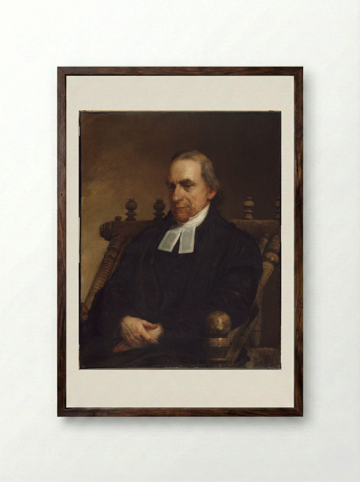 James Walker (1794-1874) - William Morris Hunt - Framed Print Dark Wood