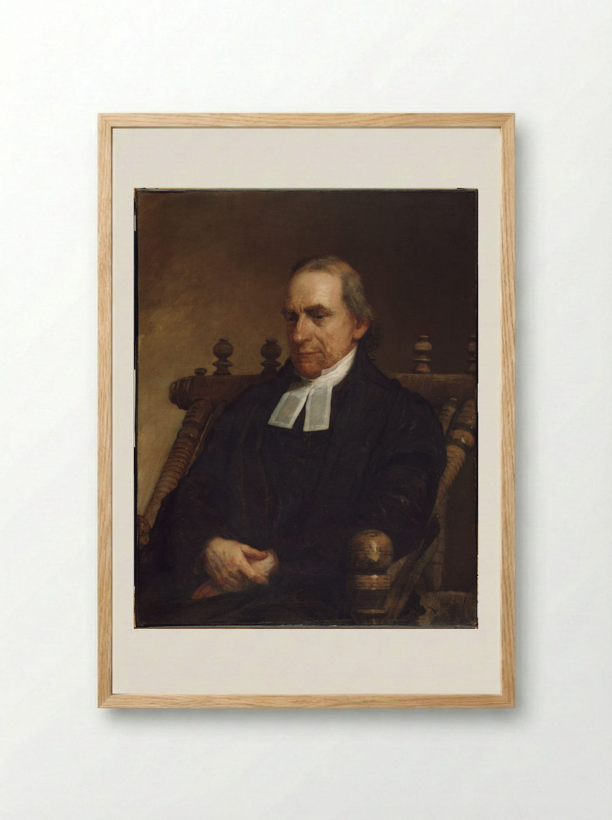 James Walker (1794-1874) - William Morris Hunt - Framed Print Wood