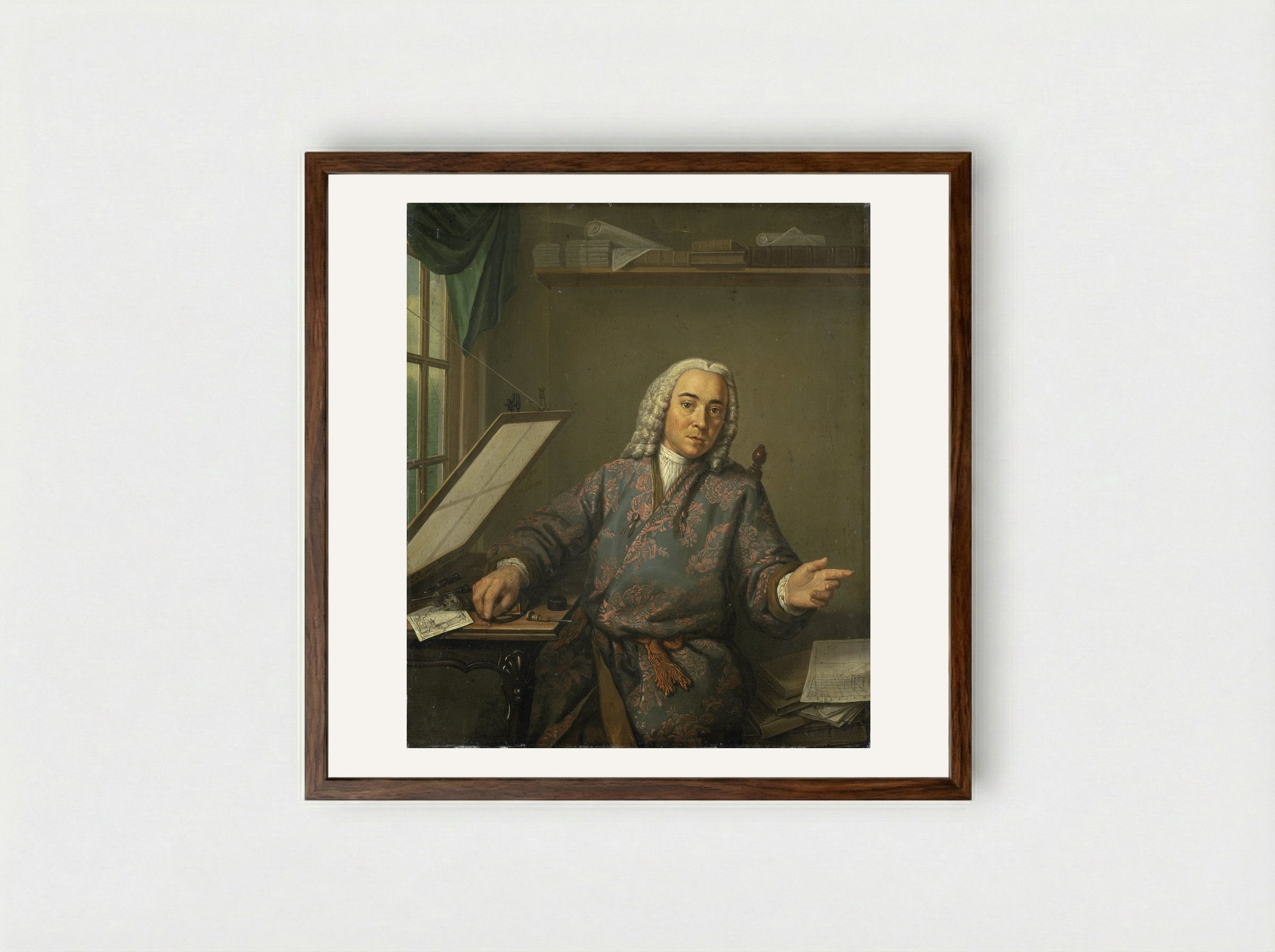 Jan Caspar Philips - Tibout Regters - Framed Print Dark Wood