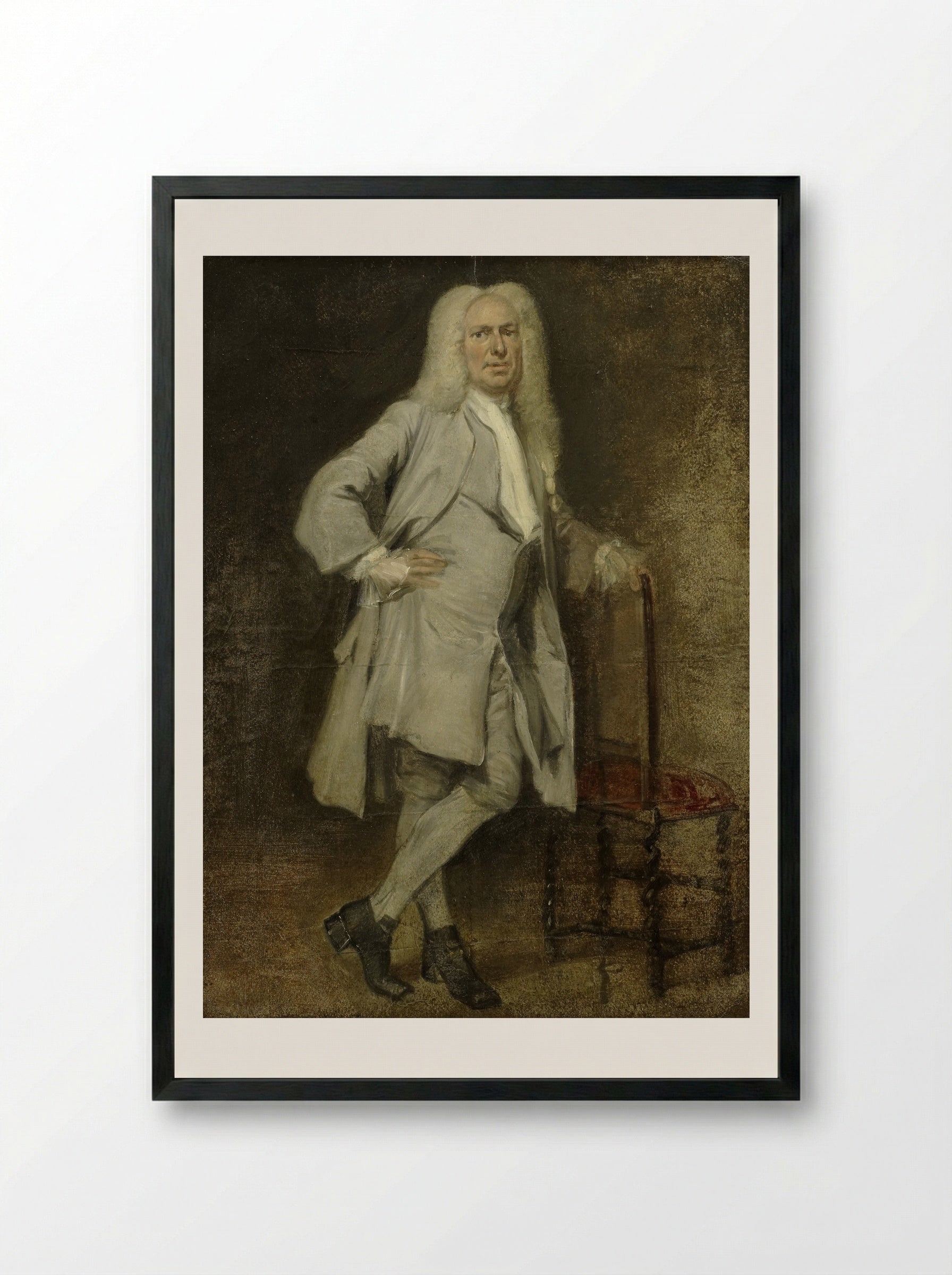 Jan Lepeltak - Cornelis Troost - Framed Print Black
