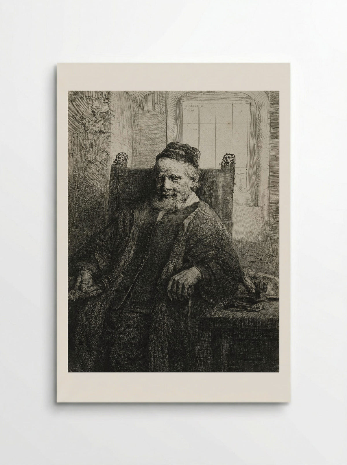 Jan Lutma, Goldsmith - Rembrandt Harmensz. van Rijn - Poster