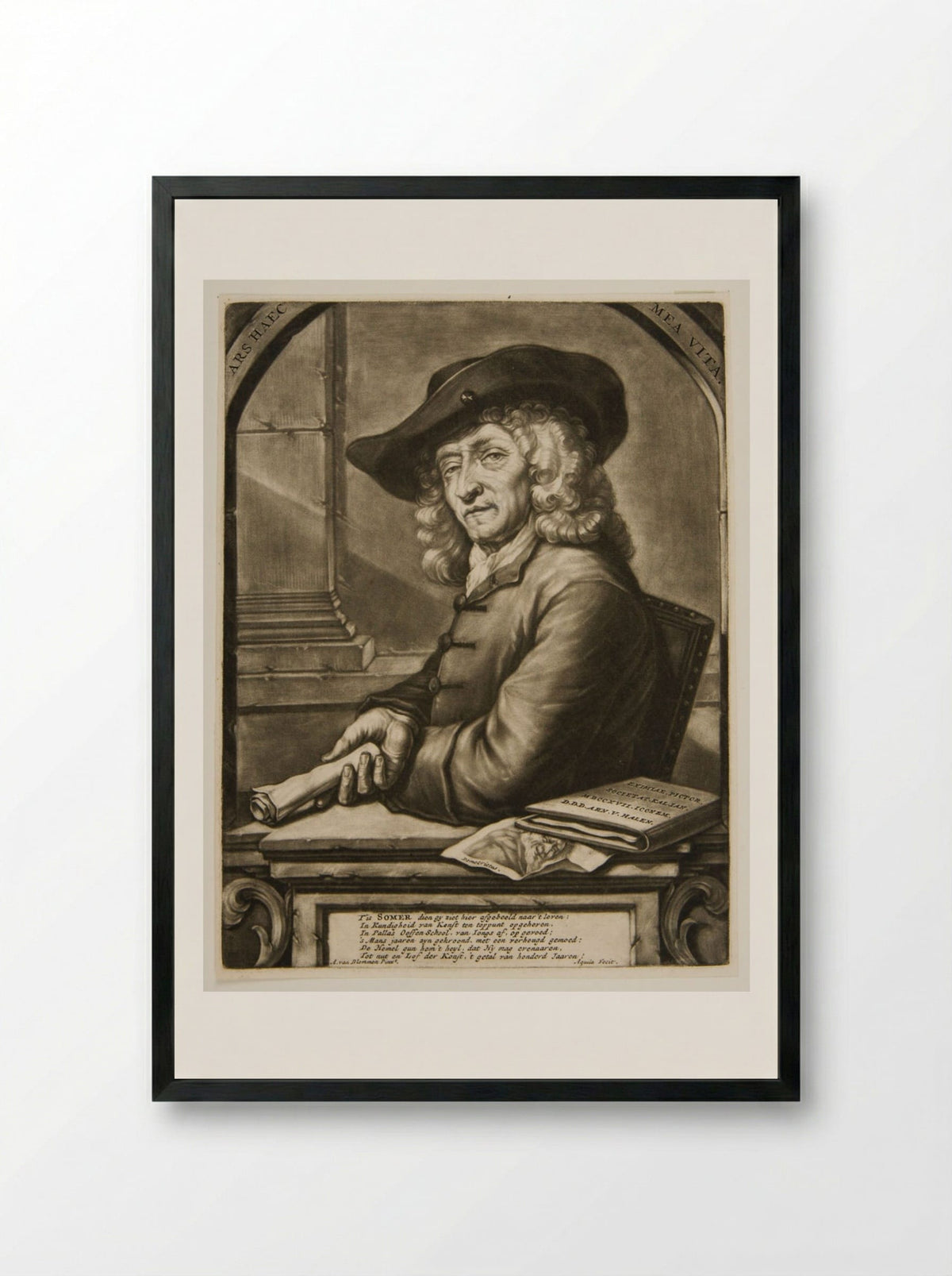 Jan Pietersz Zomer - Arnoud van Halen - Framed Print Black