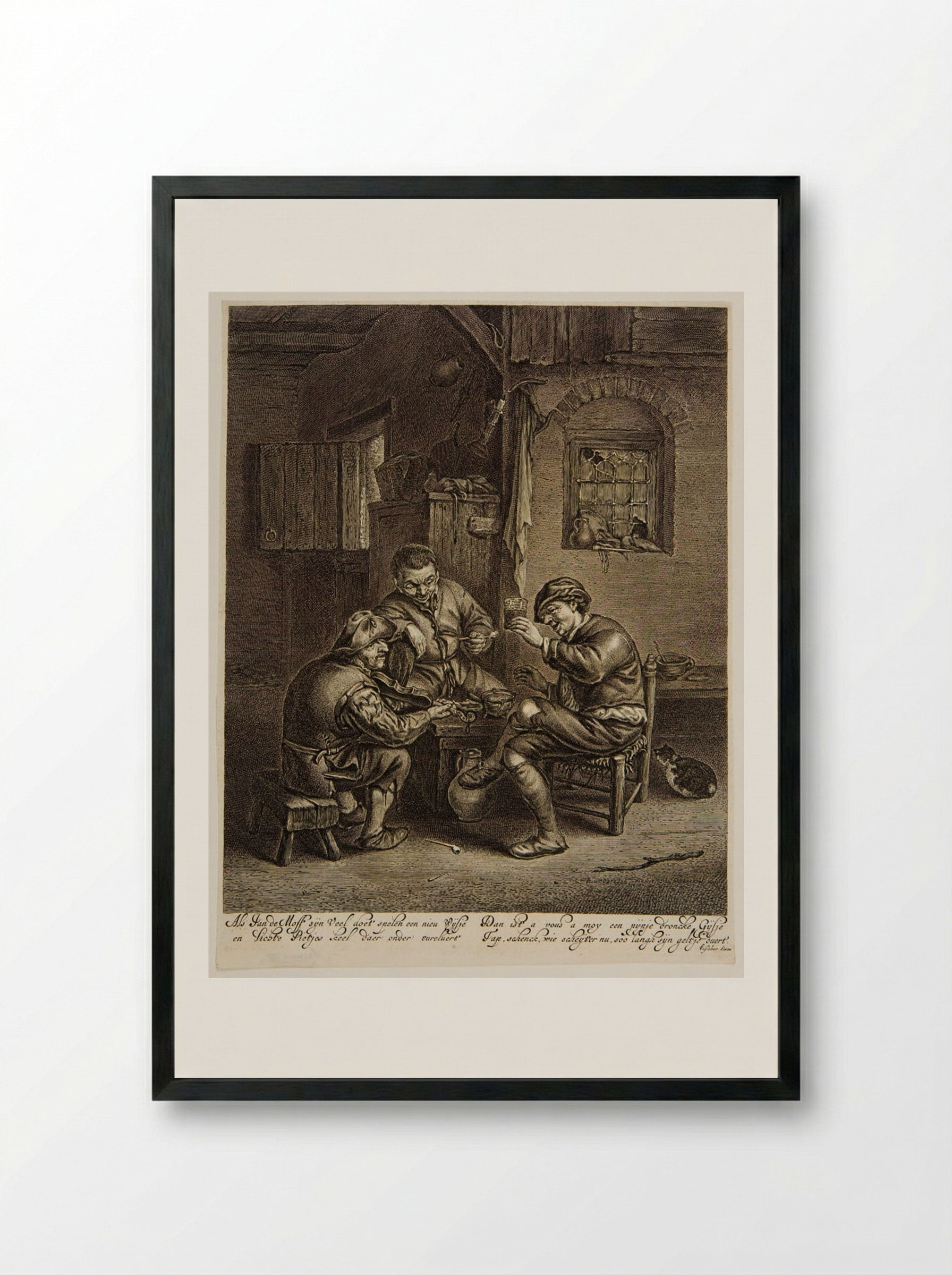 Jan de Moff - Jonas Suyderhoef - Framed Print Black