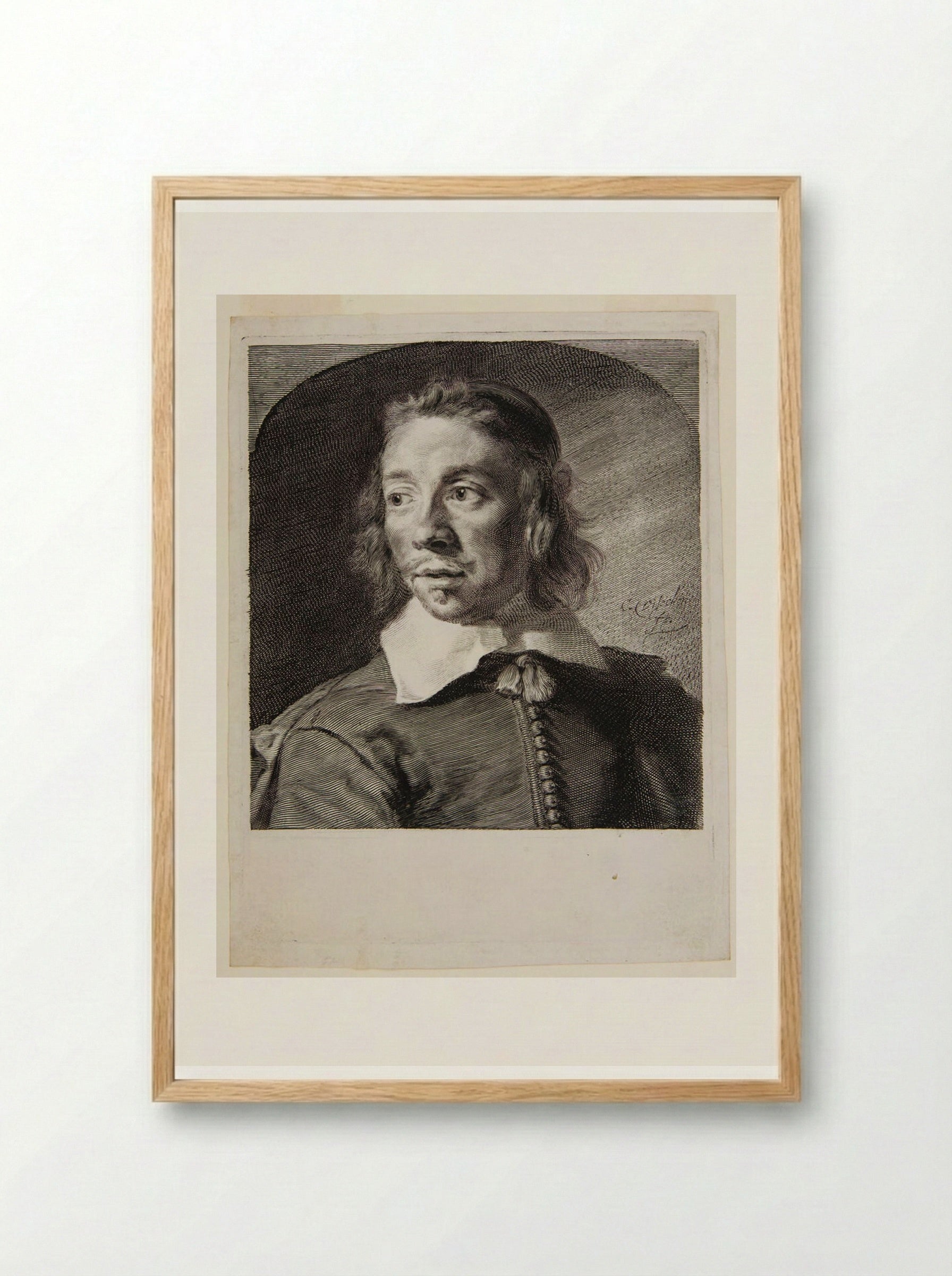 Jan de Pap - Cornelis Visscher - Framed Print Wood
