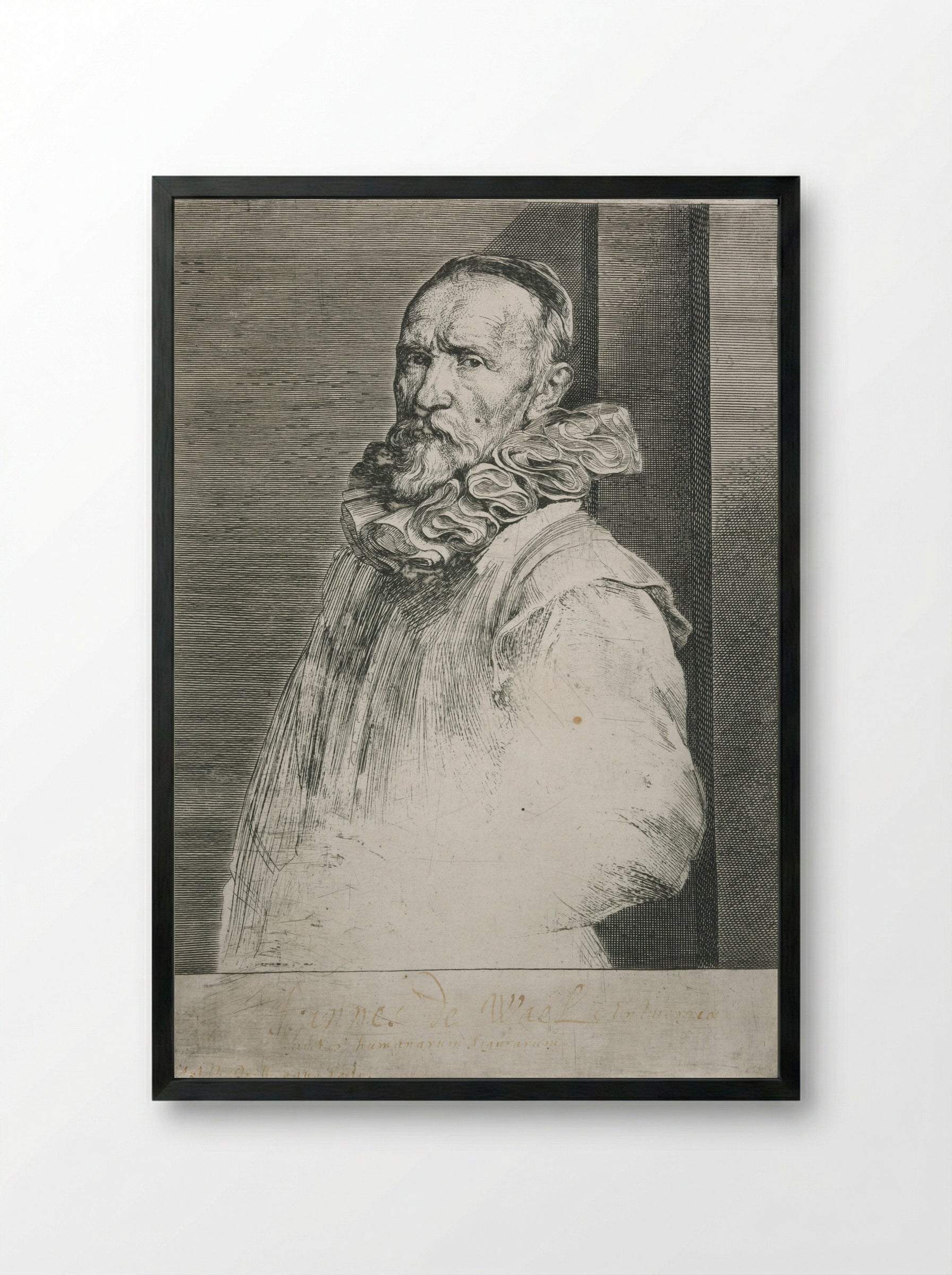 Jan de Wael - Anthony van Dyck - Framed Print Black