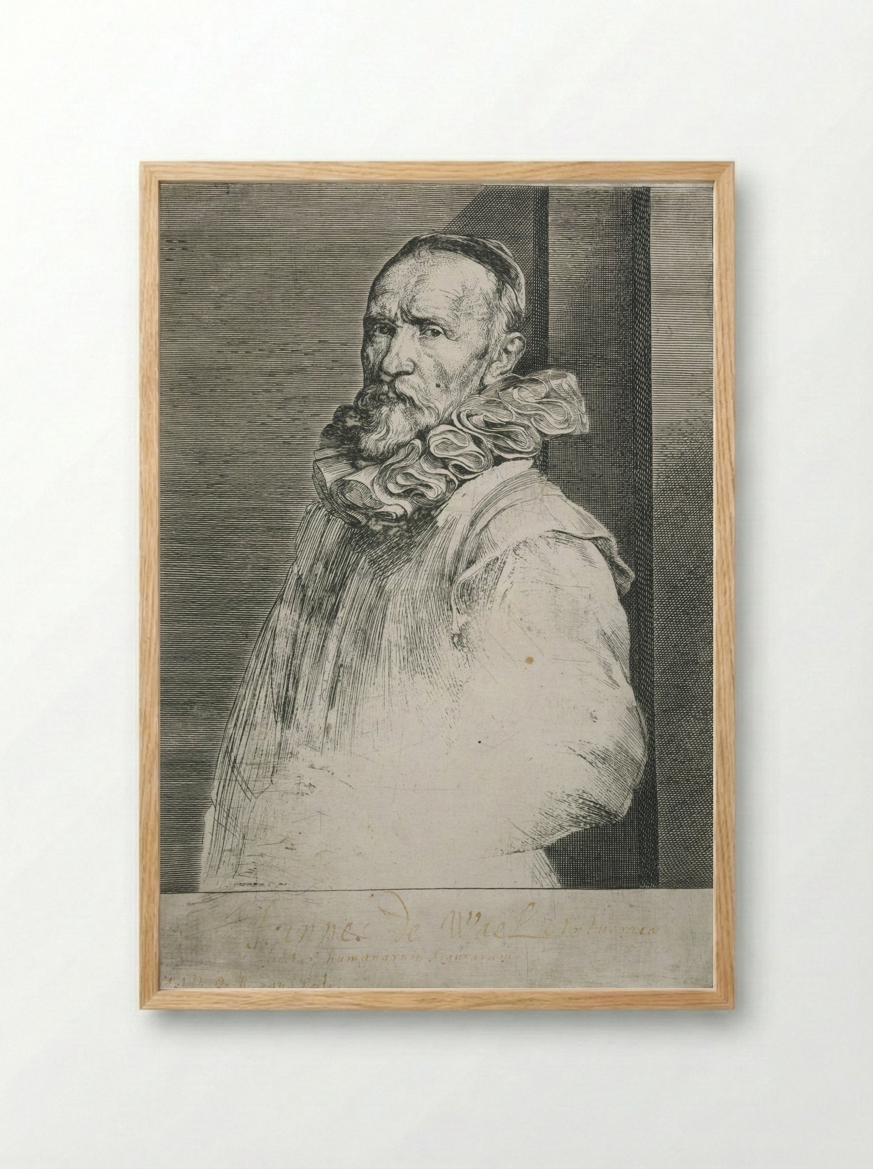 Jan de Wael - Anthony van Dyck - Framed Print Wood
