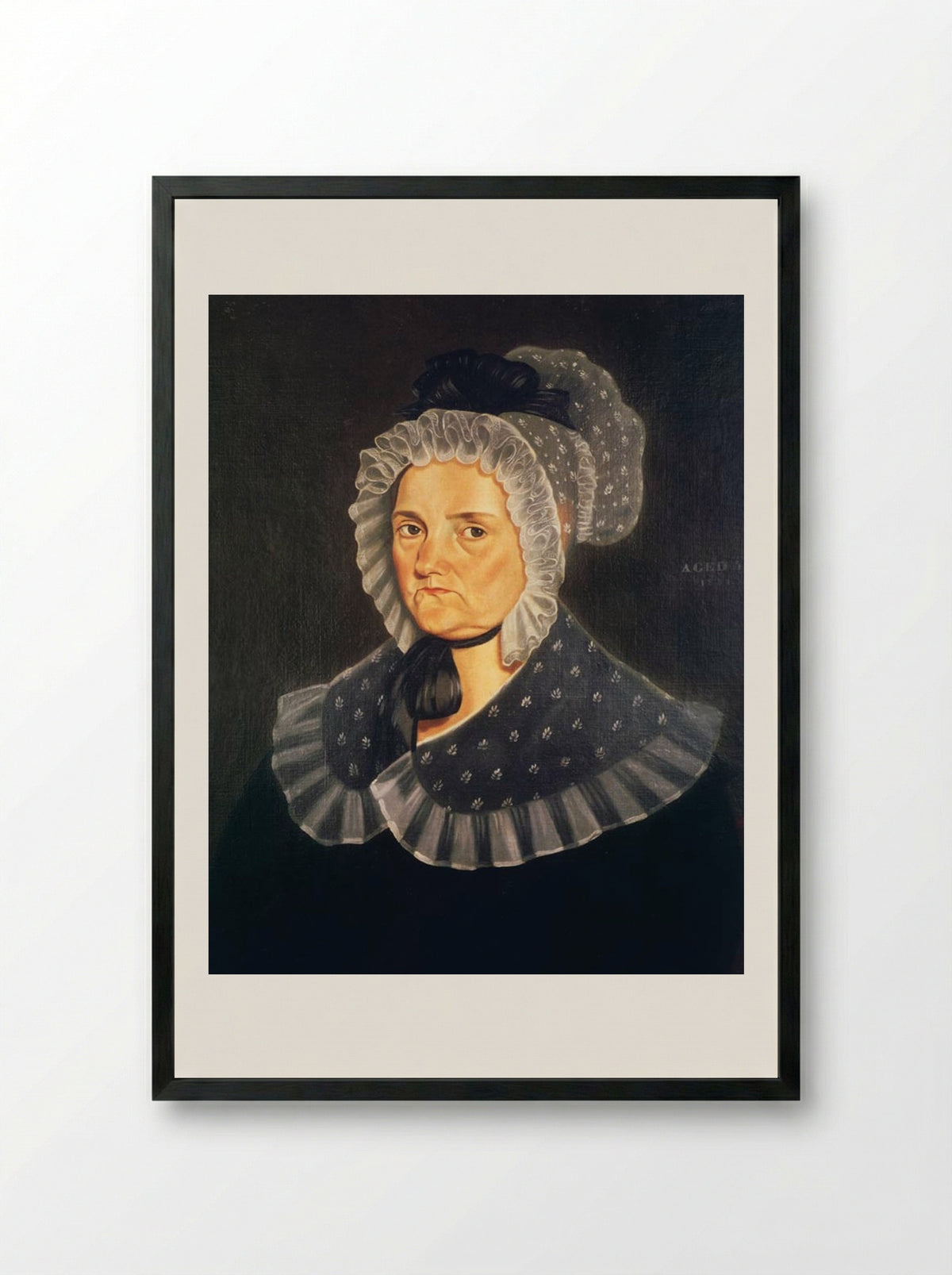 Jane Breathitt Sappington - George Caleb Bingham - Framed Print Black