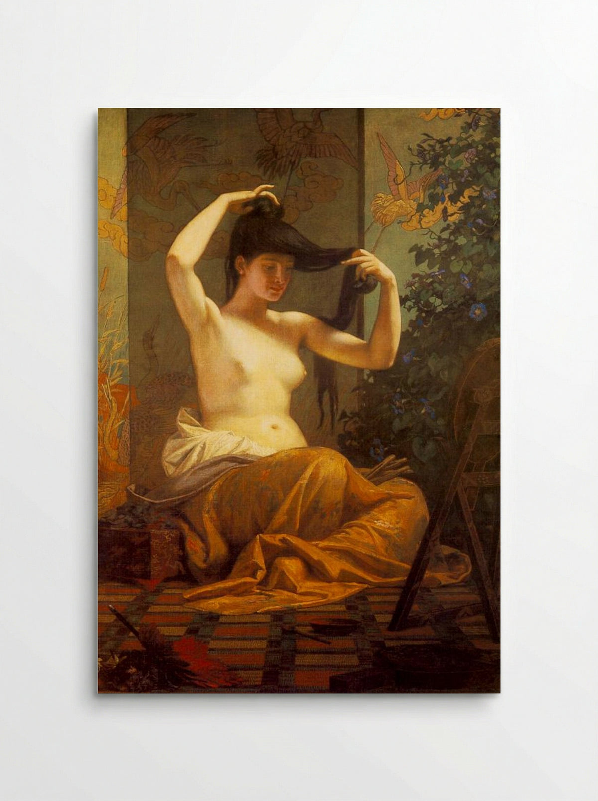 Japanese Woman - Bertalan Székely - Poster