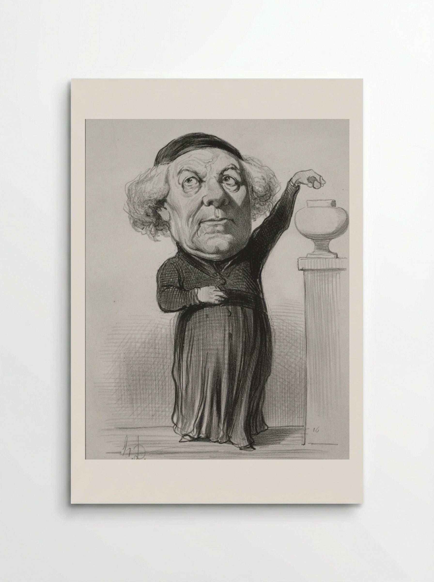 Jean Jacques Fayet, Bishop of Orléans - Honoré Daumier - Poster