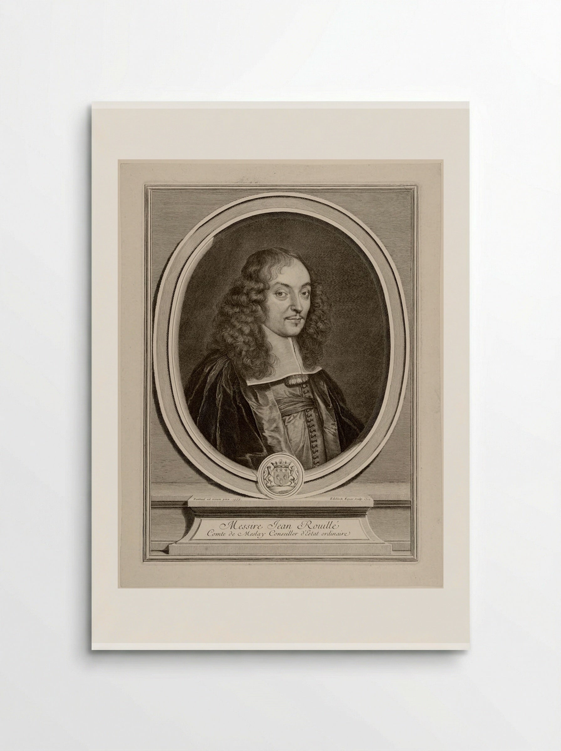 Jean Rouillé, Comte de Meslay - Gérard Edelinck - Poster