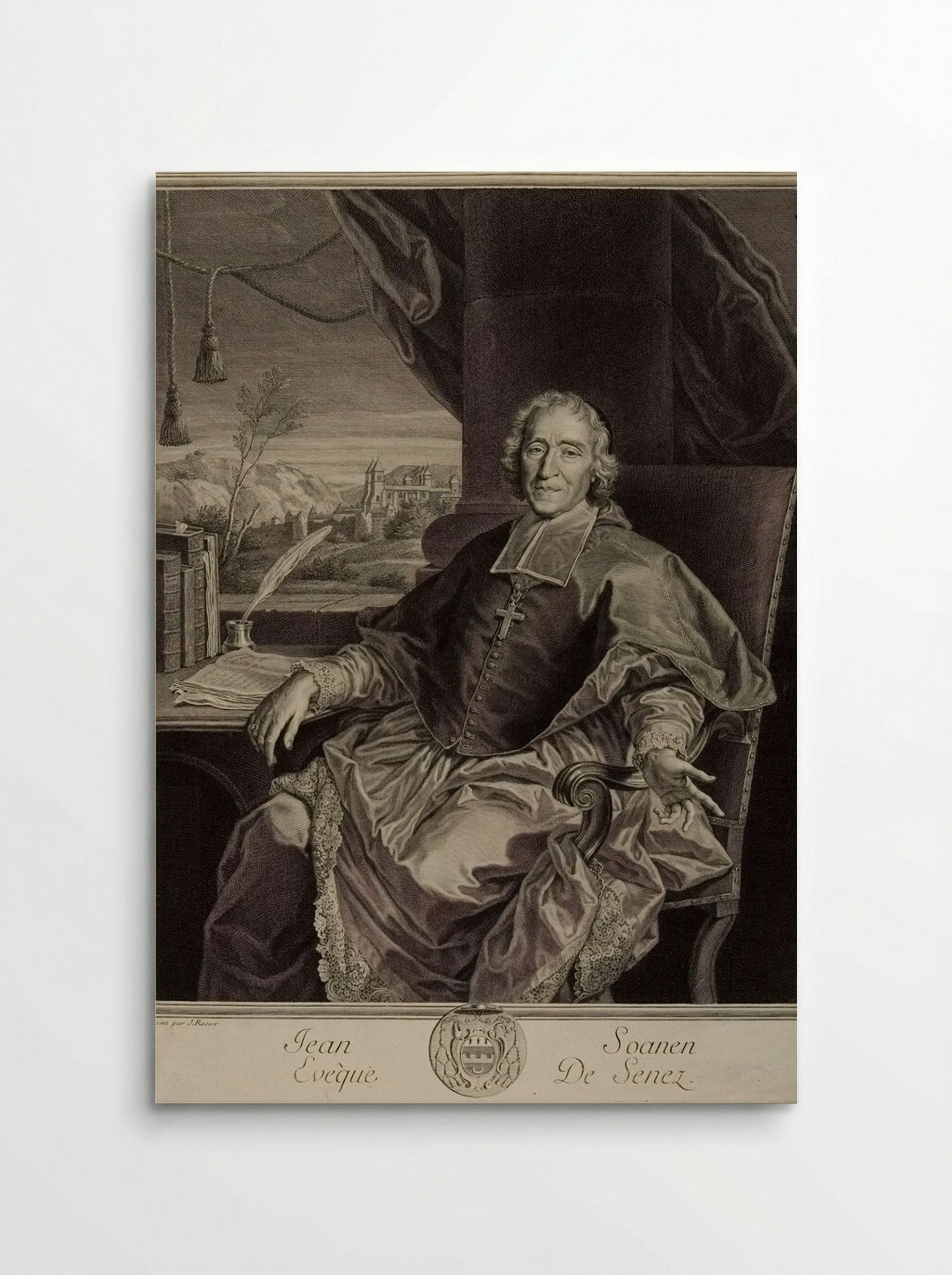 Jean Soanen, Bishop of Senez - Jacques Chereau - Poster