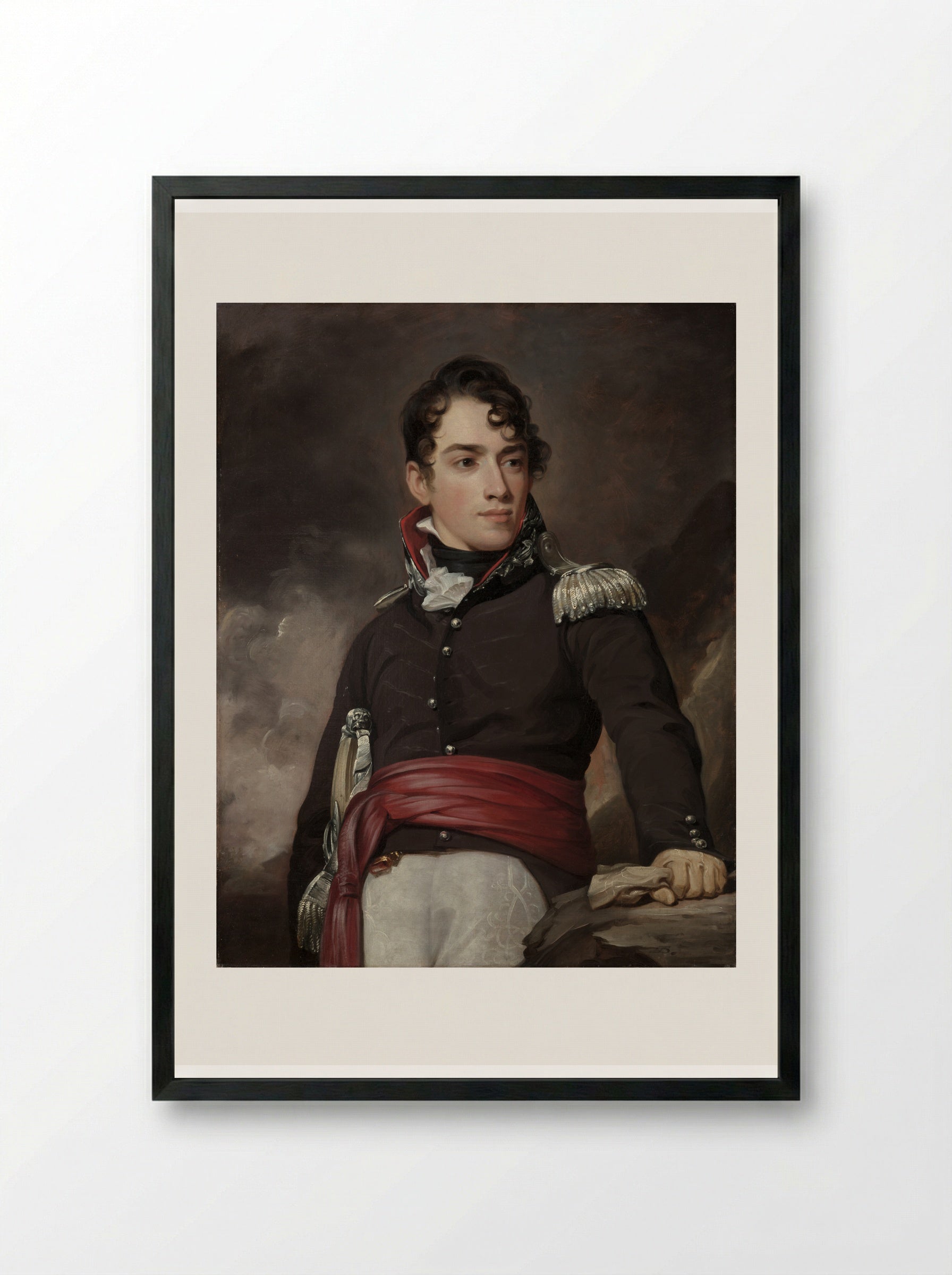 Jean Terford David - Thomas Sully - Framed Print Black