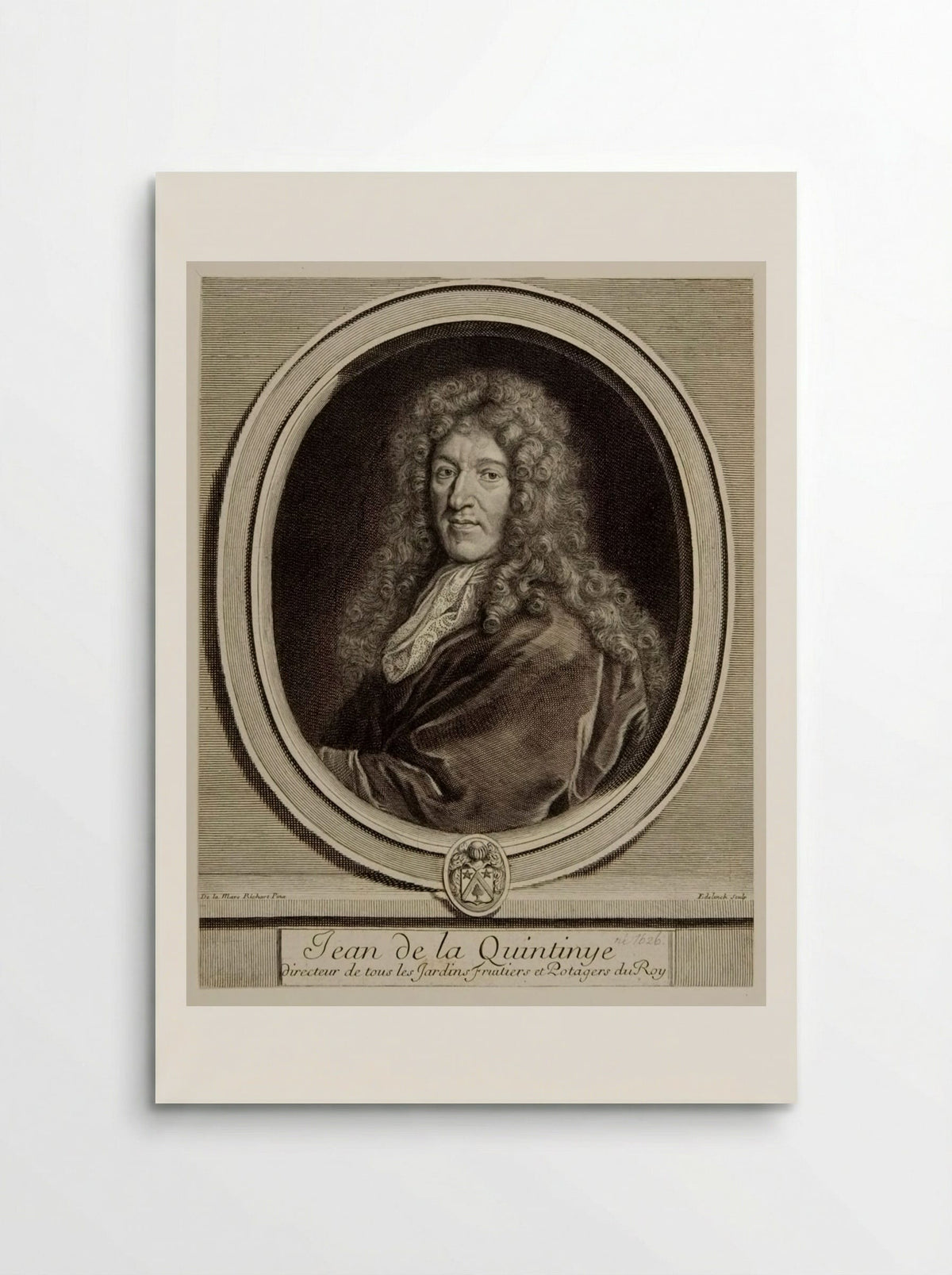 Jean de La Quintinye - Gérard Edelinck - Poster