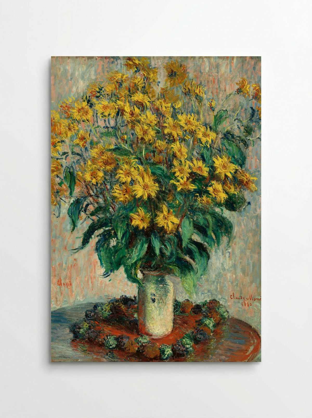 Jerusalem Artichoke Flowers - Claude Monet - Poster