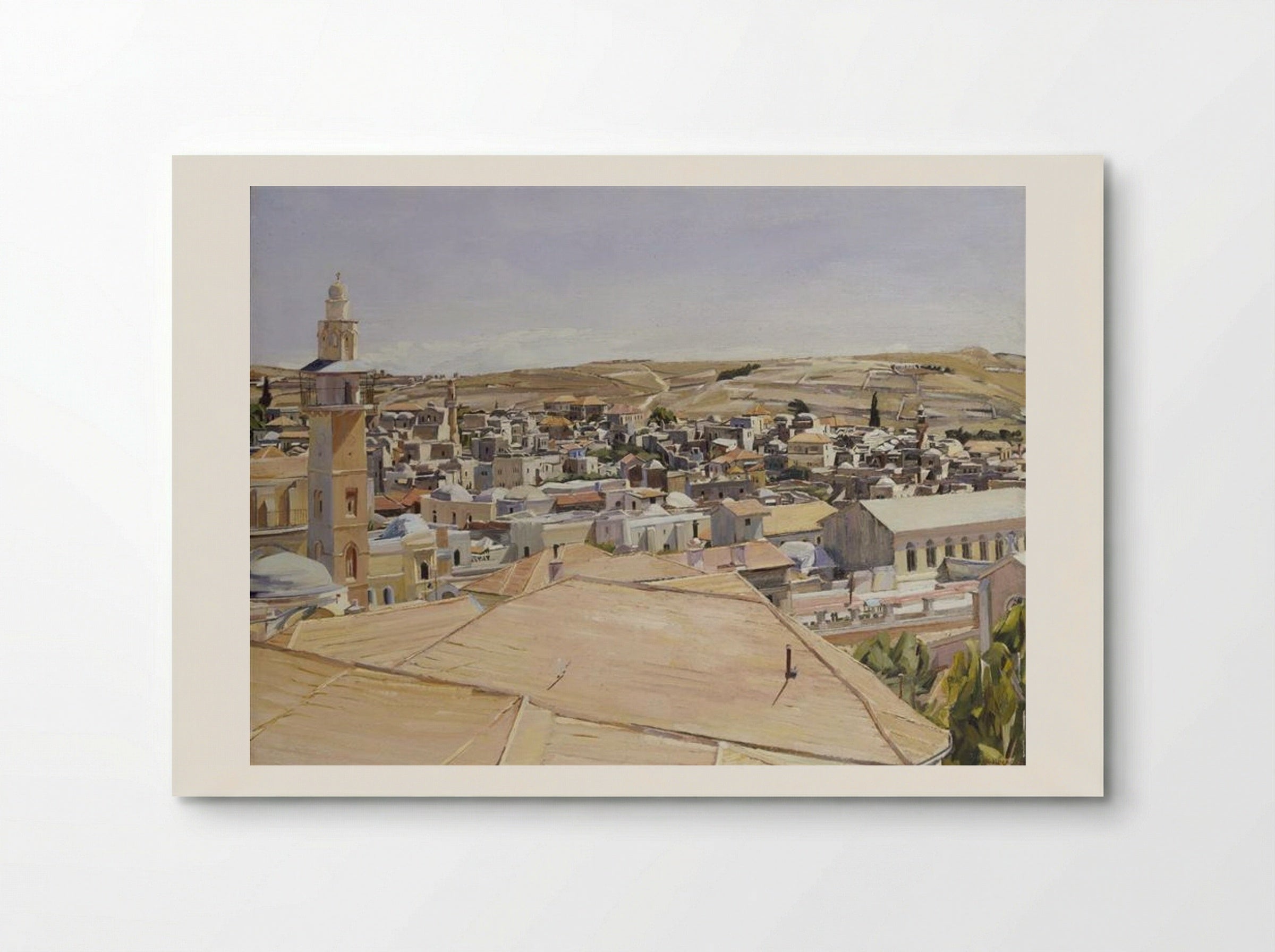 Jerusalem, Looking to Mount Scopus - David Bomberg - Poster