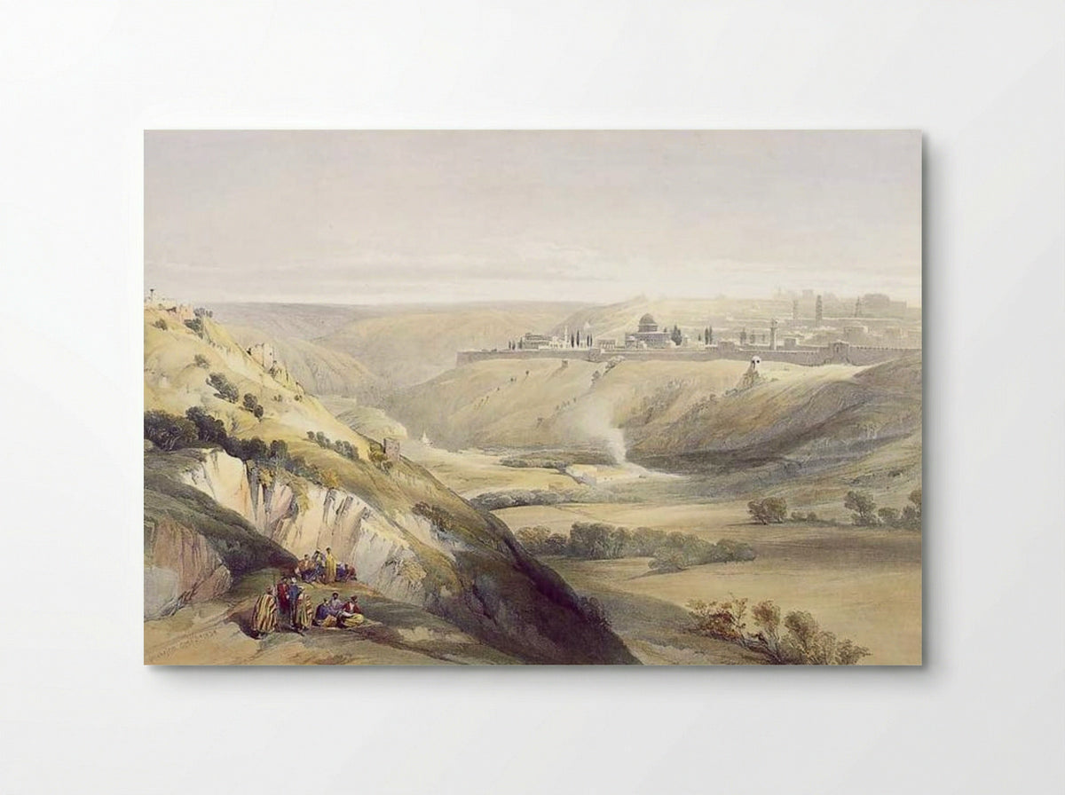 Jerusalem from the Mount of Olives - David Roberts - Poster