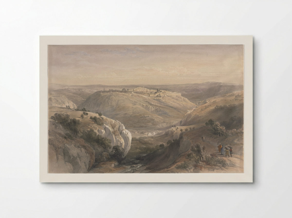 Jerusalem from the South - David Roberts - Poster