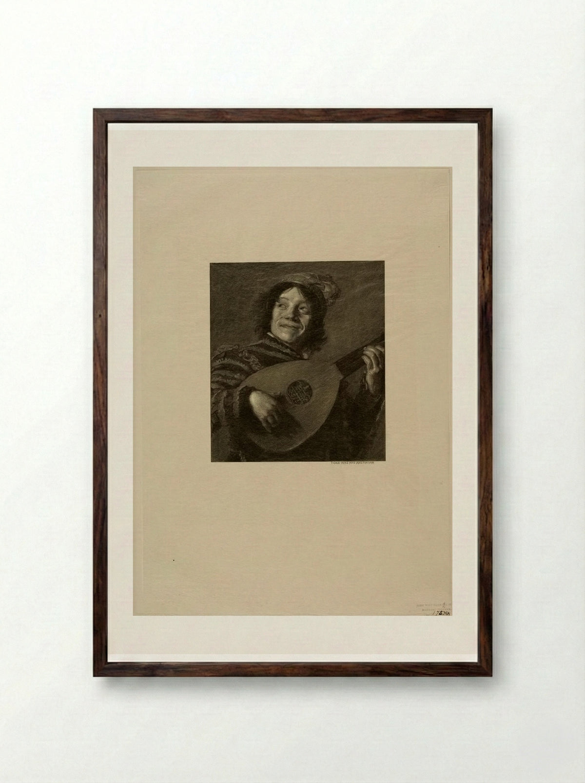 Jester - Timothy Cole - Framed Print Dark Wood