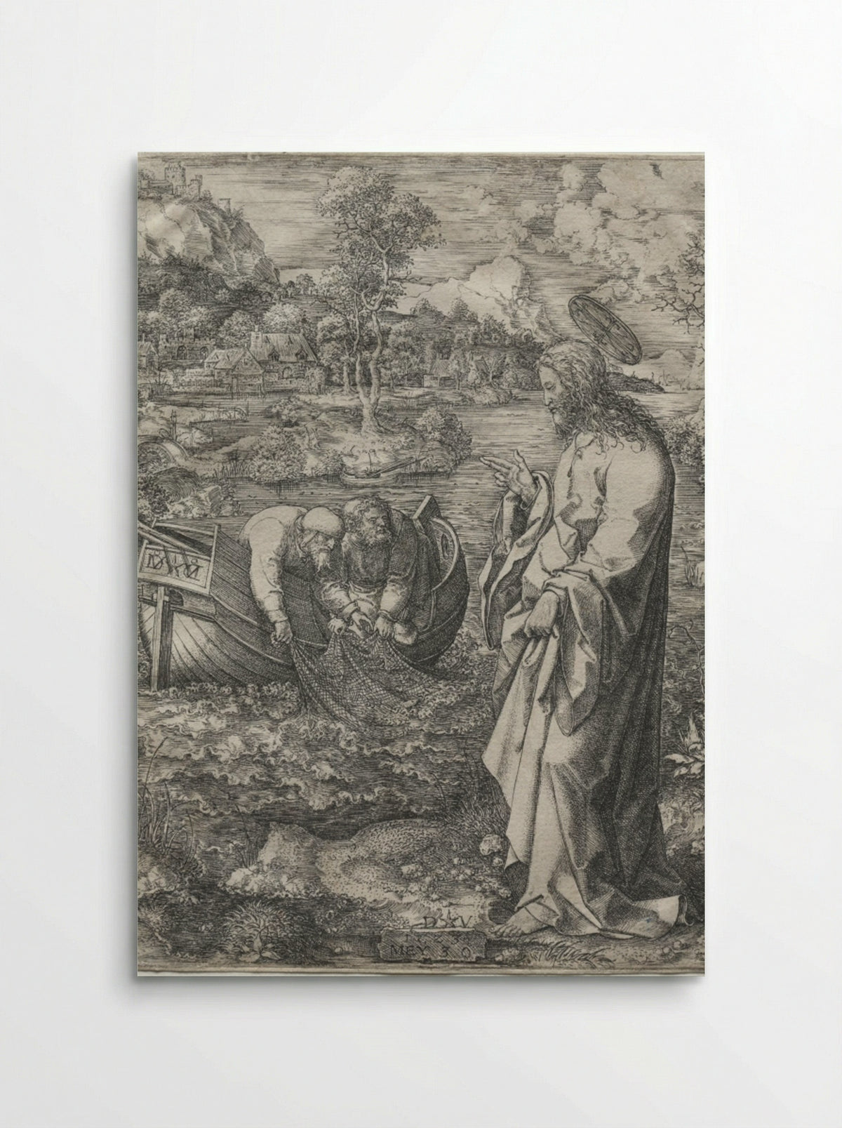 Jesus Calling to St. Peter and St. Andrew - Dirk Vellert - Poster