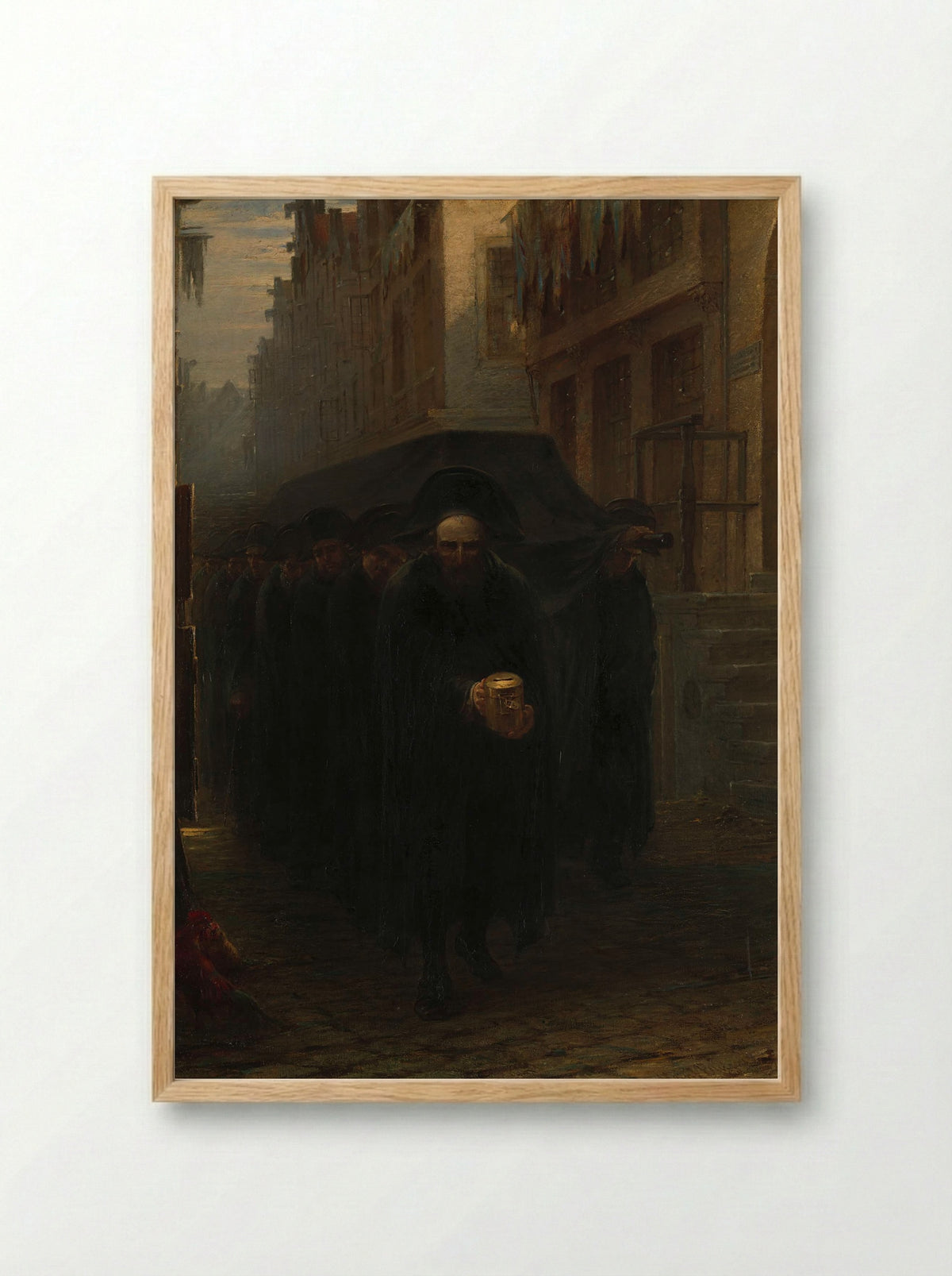 Jewish Funeral - Hein Burgers - Framed Print Wood