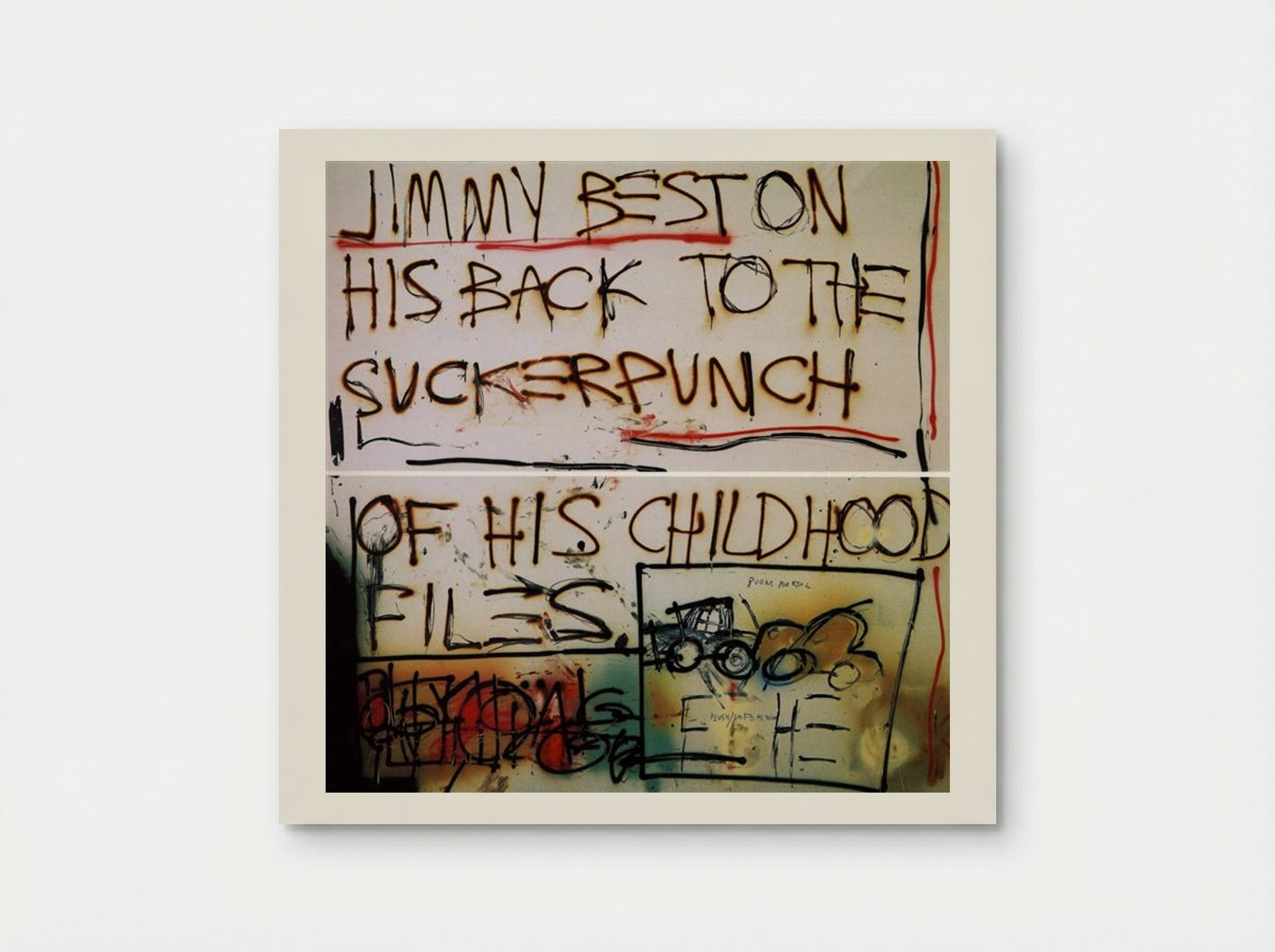 Jimmy Best on His Back to the Sucker Punch of His Childhood Files - Jean-Michel Basquiat - Poster