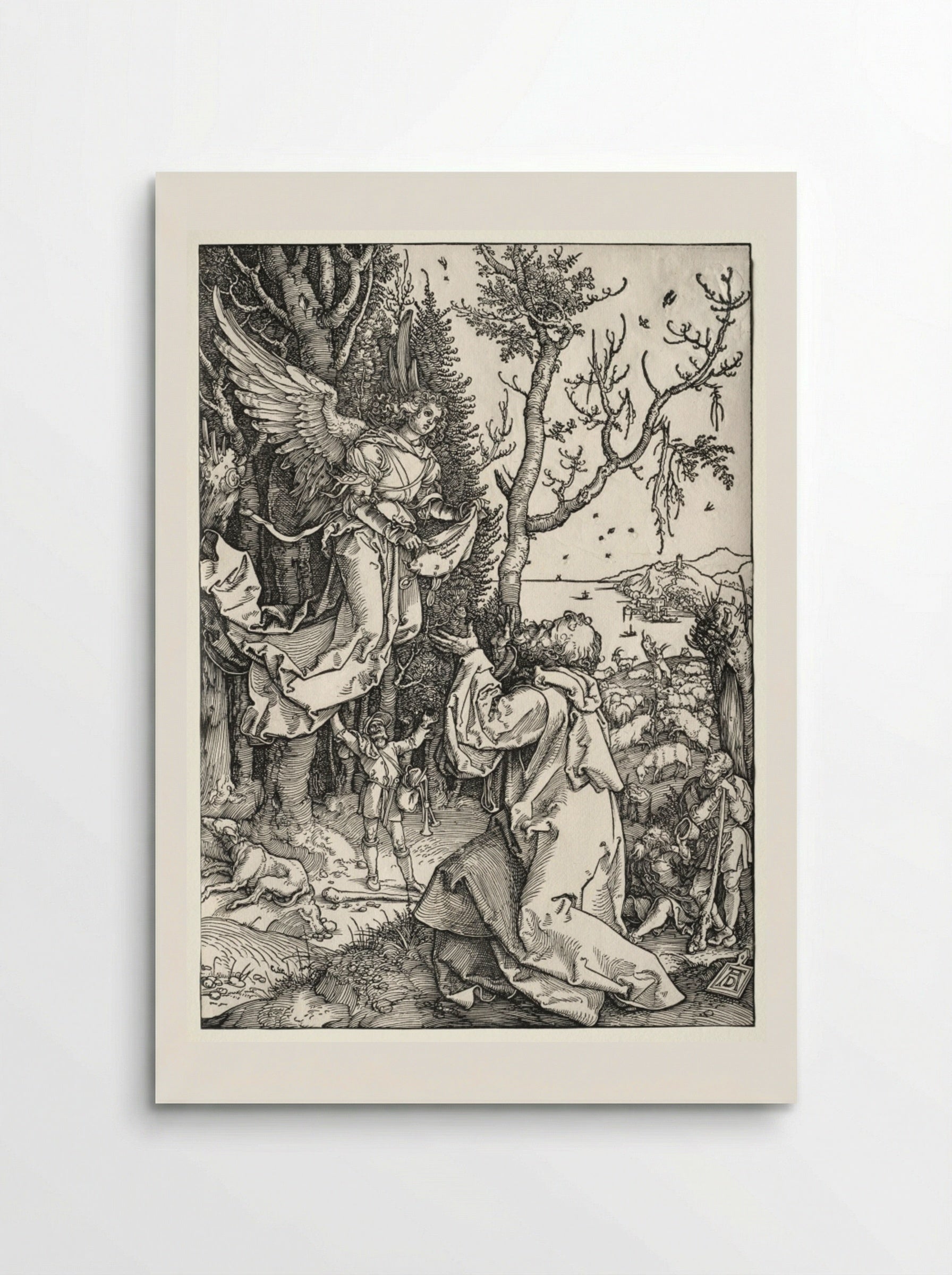 Joachim and the Angel - Albrecht Dürer - Poster