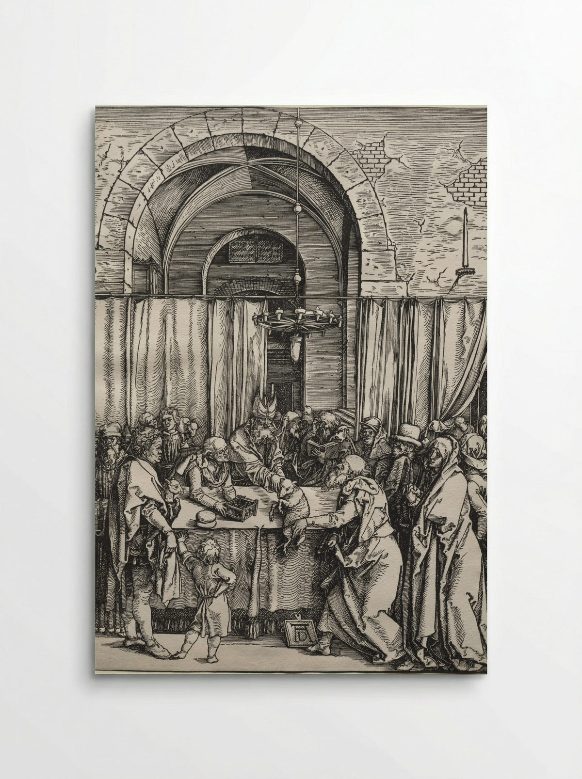Joachim's Offering Rejected by the High Priest - Albrecht Dürer - Poster