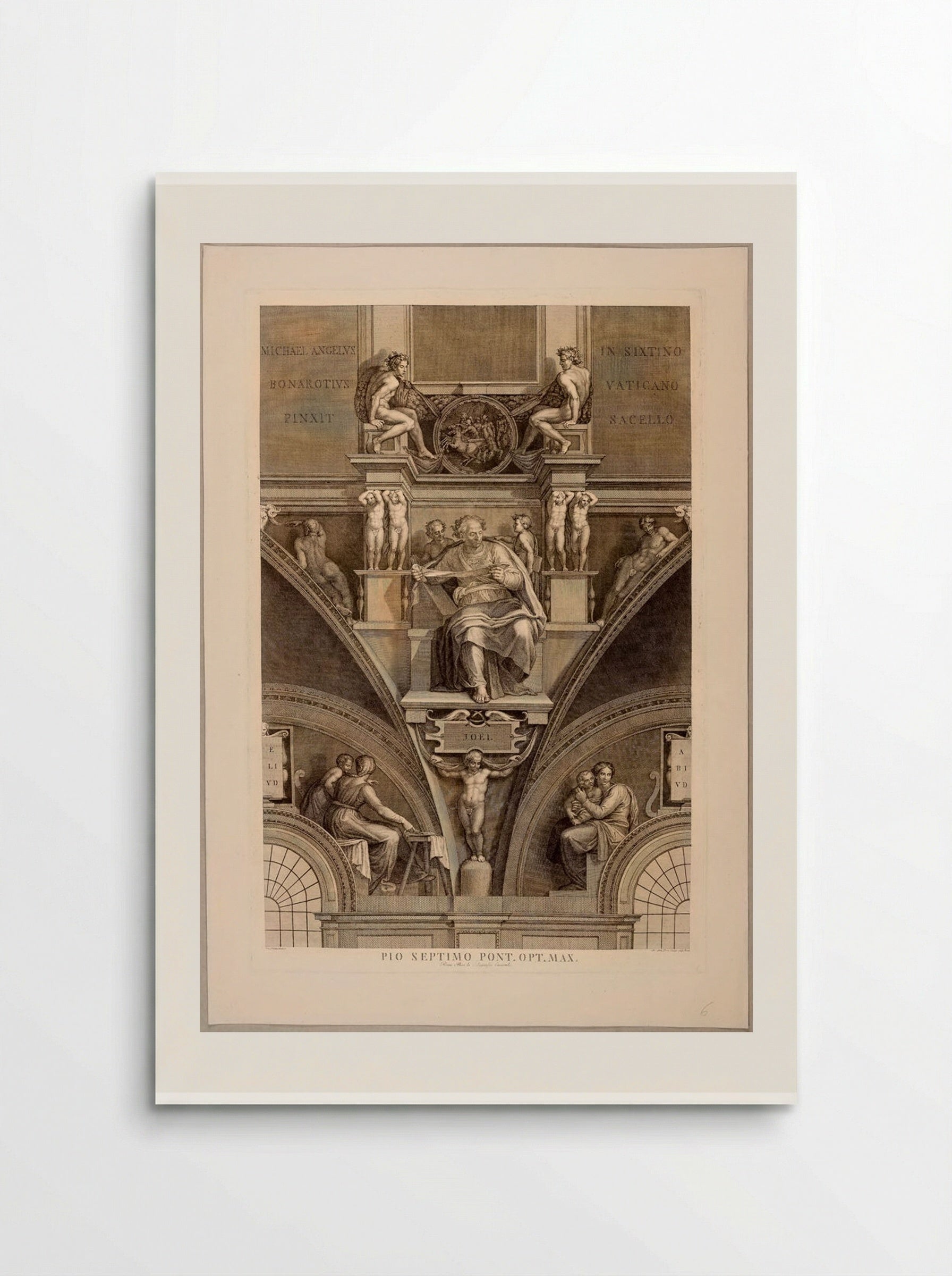 Joel (After Michelangelo) - Domenico Cunego - Poster