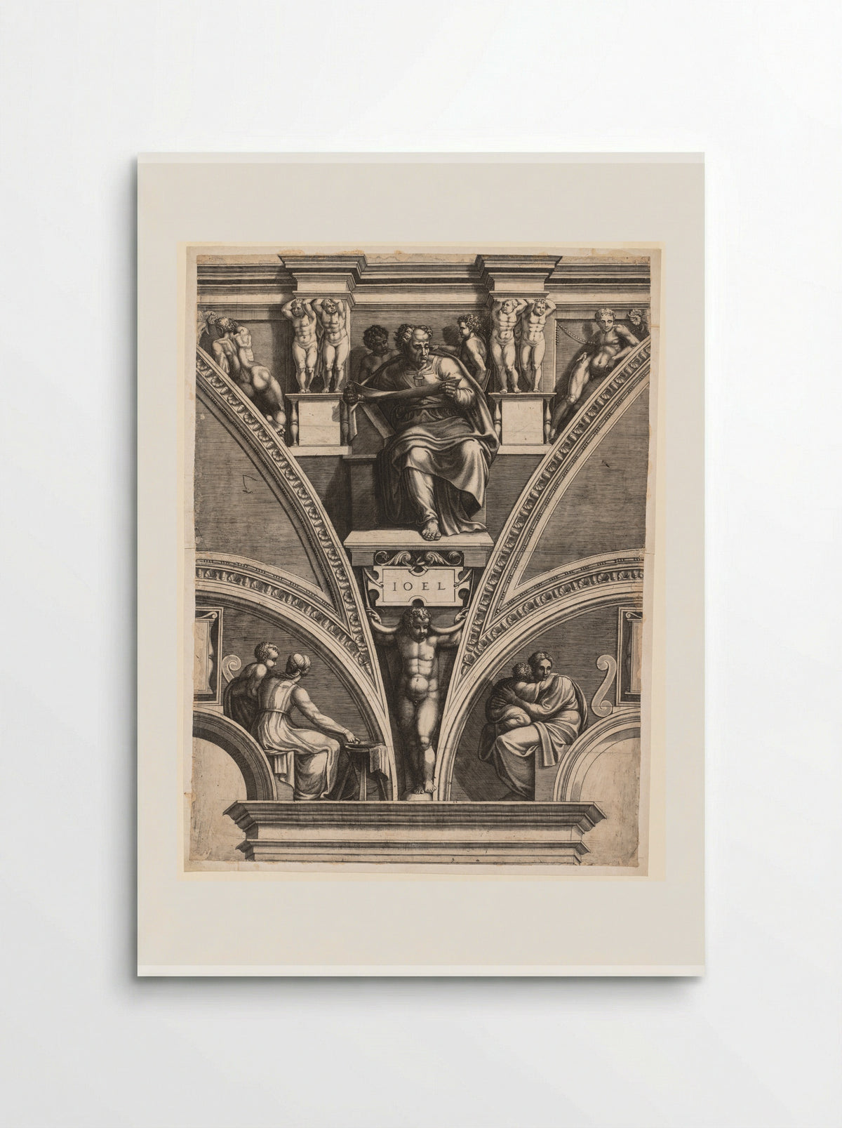 Joel (After Michelangelo) - Giorgio Ghisi - Poster