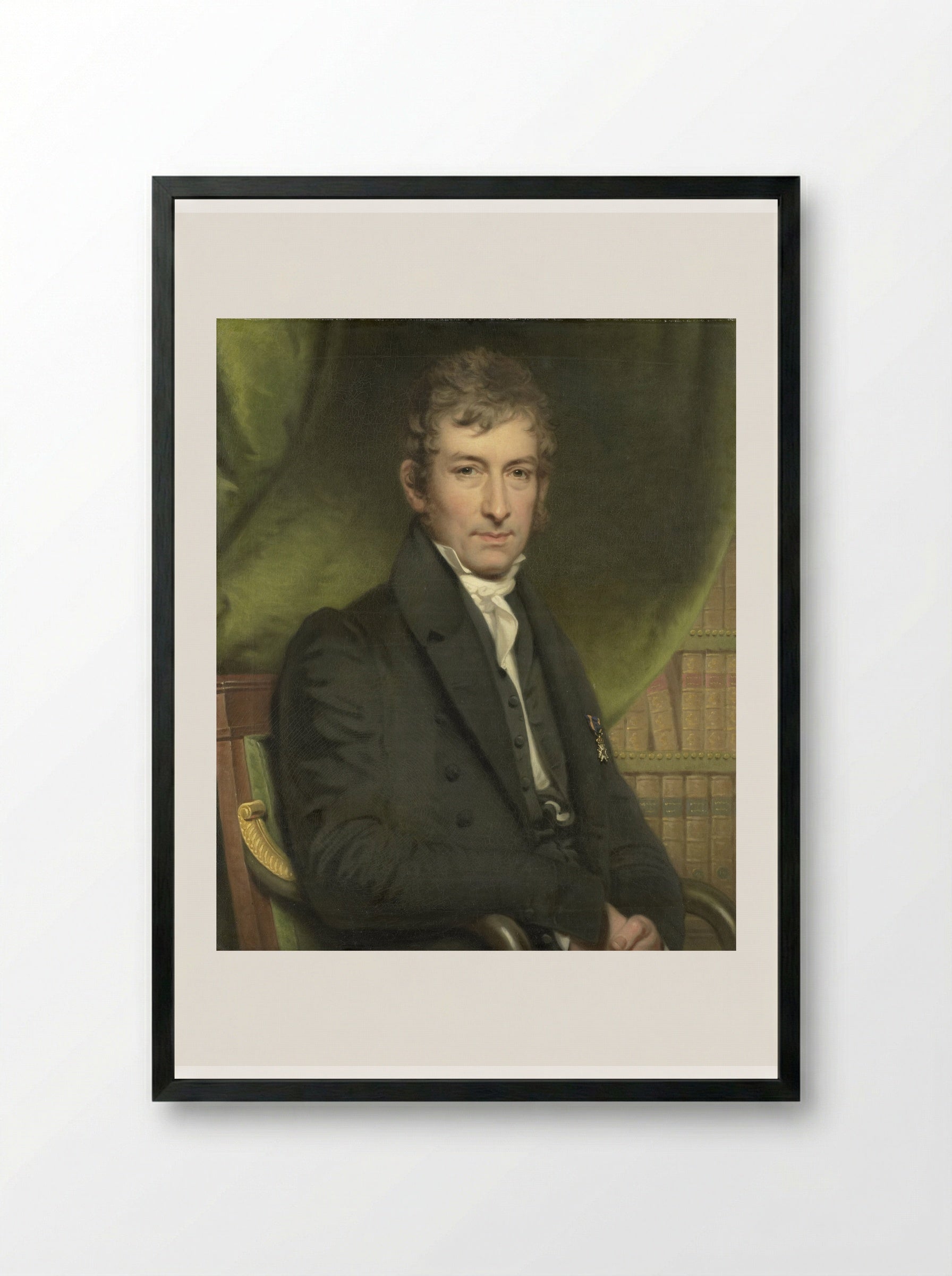 Johan Fraser - Charles Howard Hodges - Framed Print Black