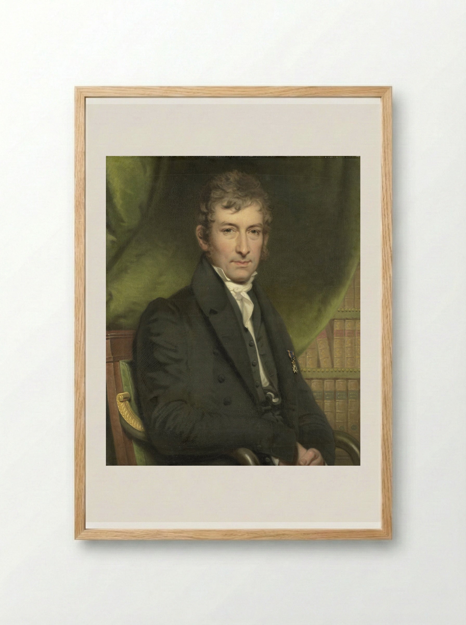 Johan Fraser - Charles Howard Hodges - Framed Print Wood