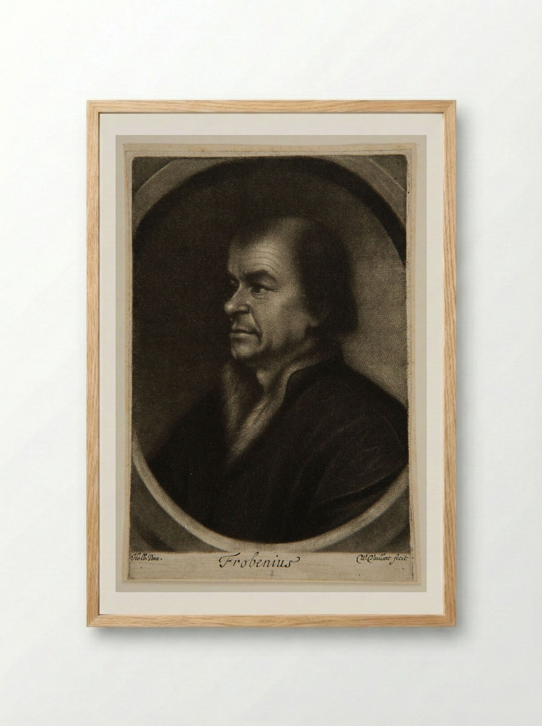 Johann Froben, the Printer - Wallerant Vaillant - Framed Print Wood