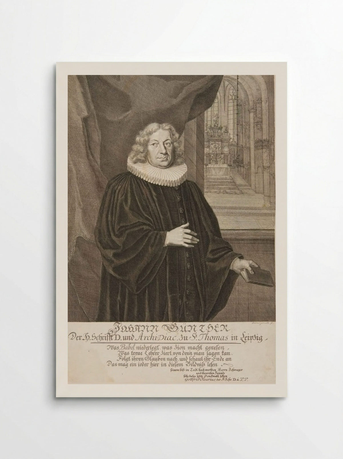 Johann Günther - Johann Martin Bernigeroth - Poster