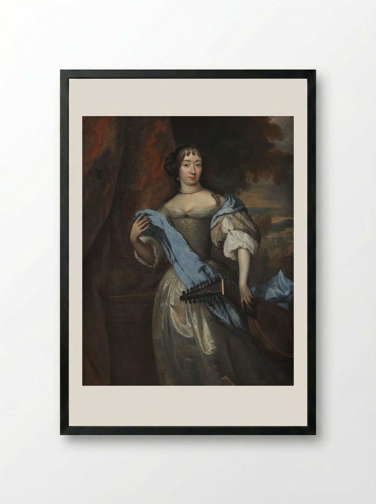 Johanna le Gillon - Jan de Baen - Framed Print Black