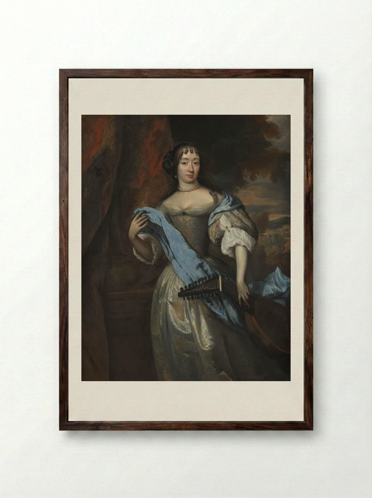 Johanna le Gillon - Jan de Baen - Framed Print Dark Wood