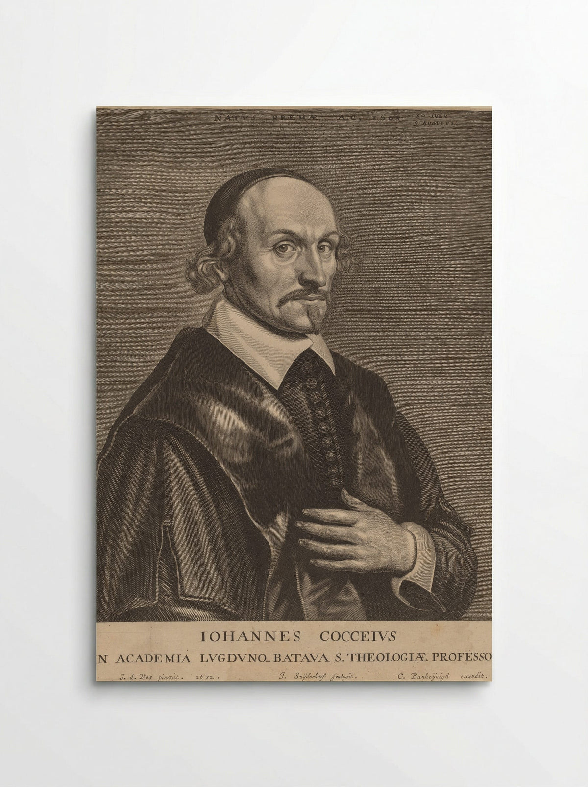 Johannes Cocceius - Jonas Suyderhoef - Poster