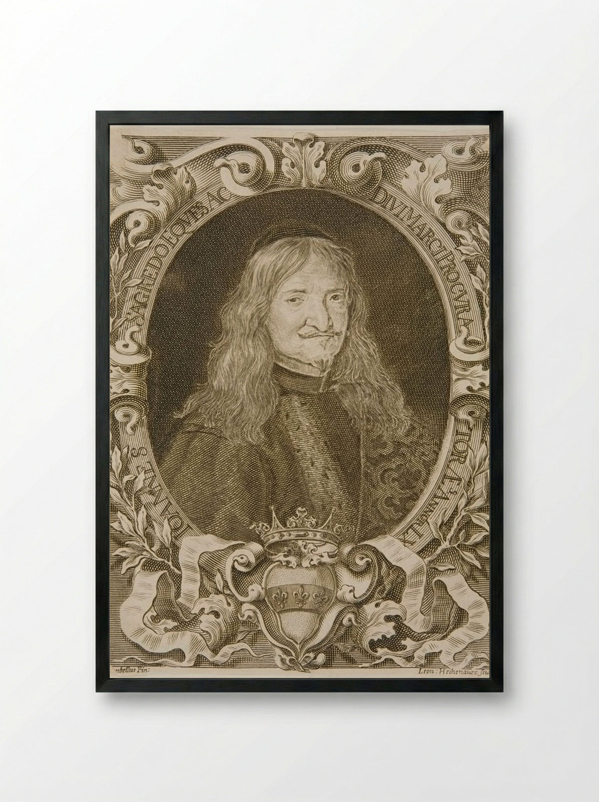 Johannes Sagredo, Procurator of S. Mark - Leonhard Heckenauer - Framed Print Black