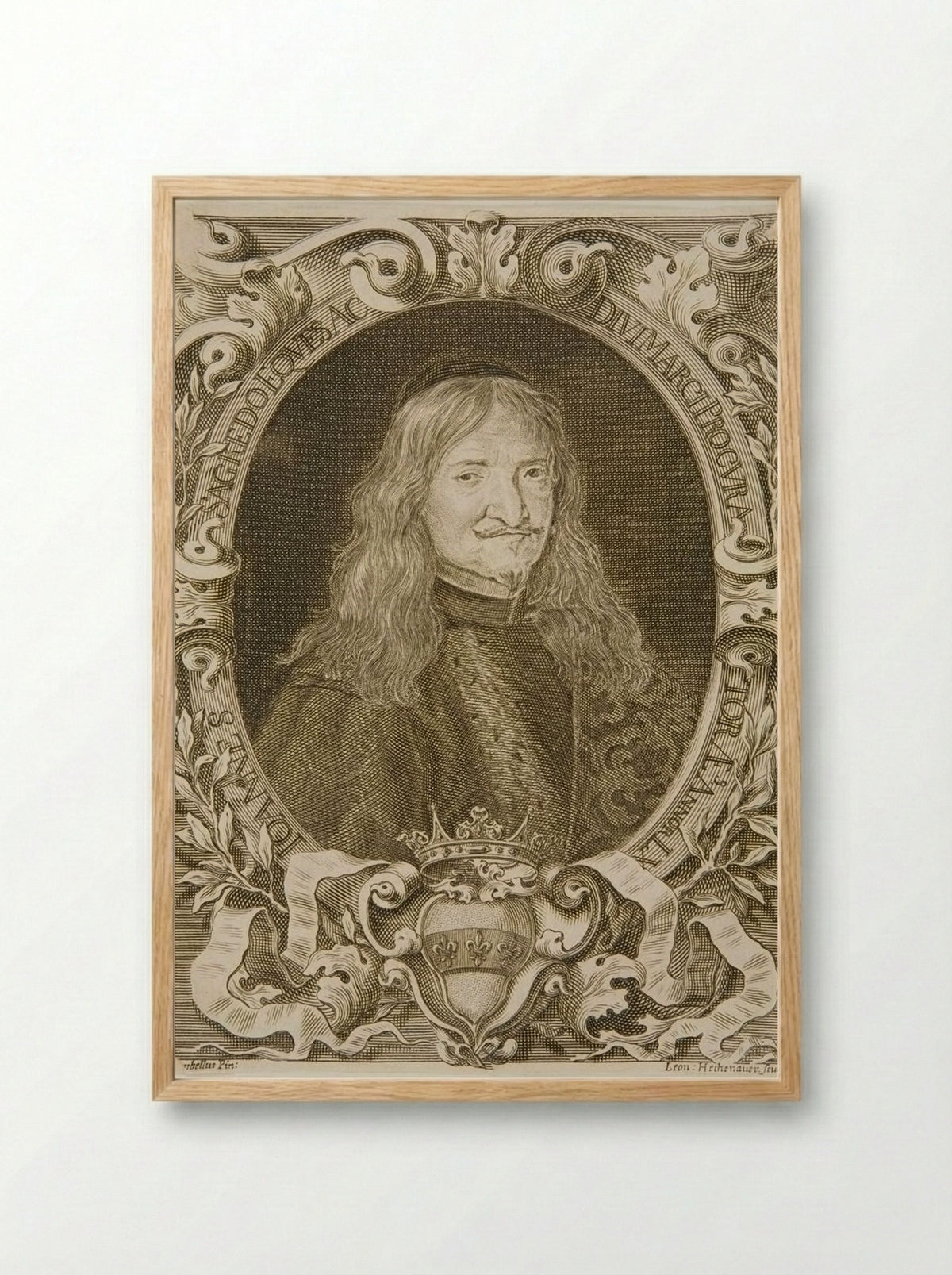 Johannes Sagredo, Procurator of S. Mark - Leonhard Heckenauer - Framed Print Wood