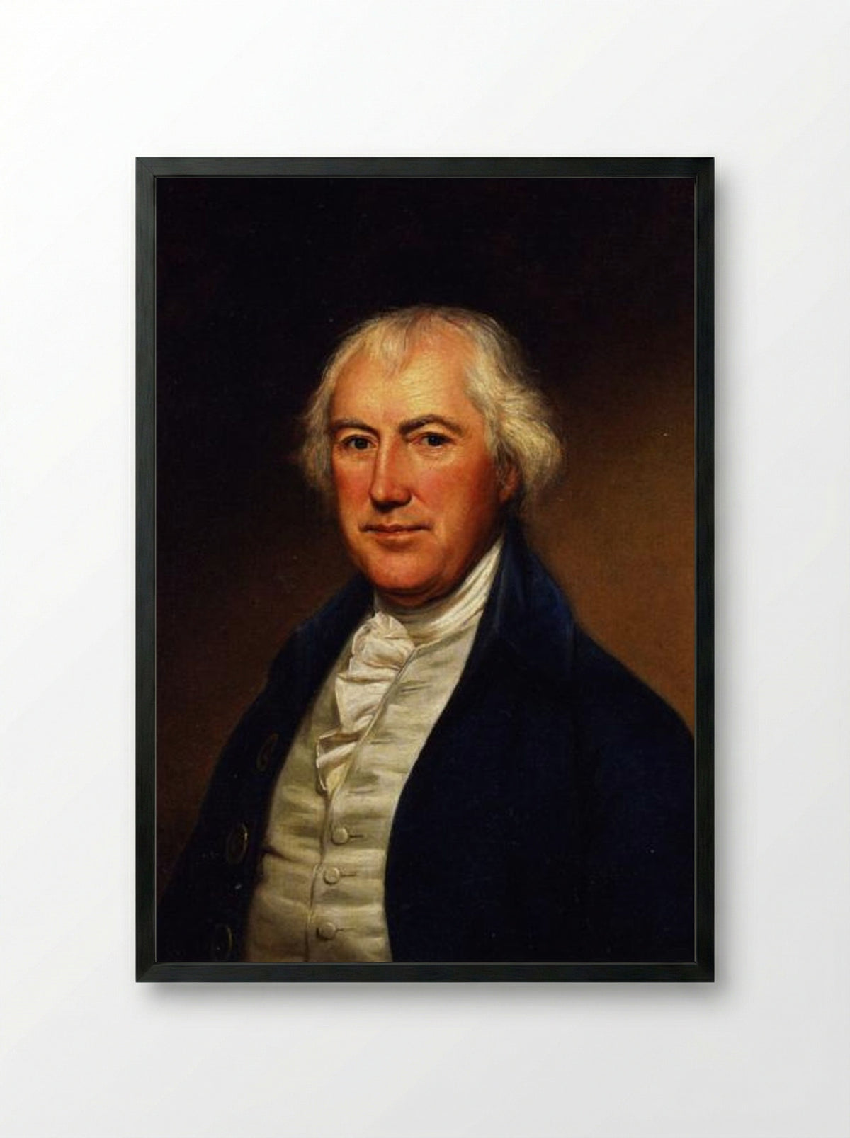 John Beale Bordley - Charles Willson Peale - Framed Print Black
