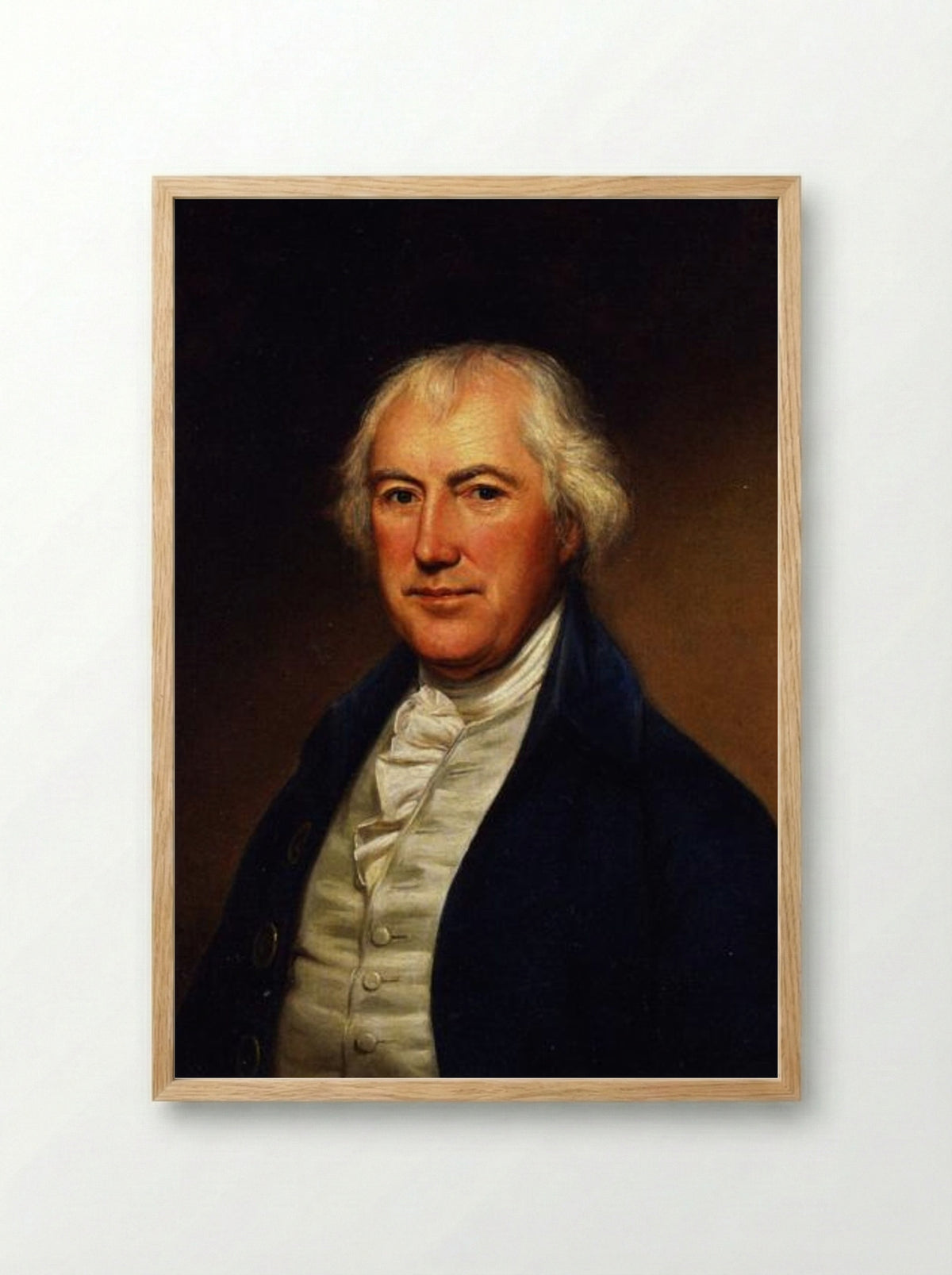John Beale Bordley - Charles Willson Peale - Framed Print Wood